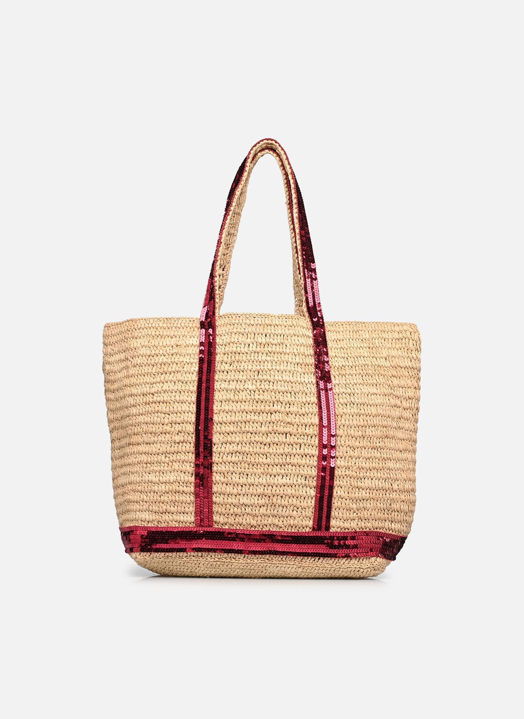Shopper Cabas M Raphia et Paillettes N damen rot Vanessa Bruno Shopper Cabas M Raphia et Paillettes N damen rot LIPSTICK