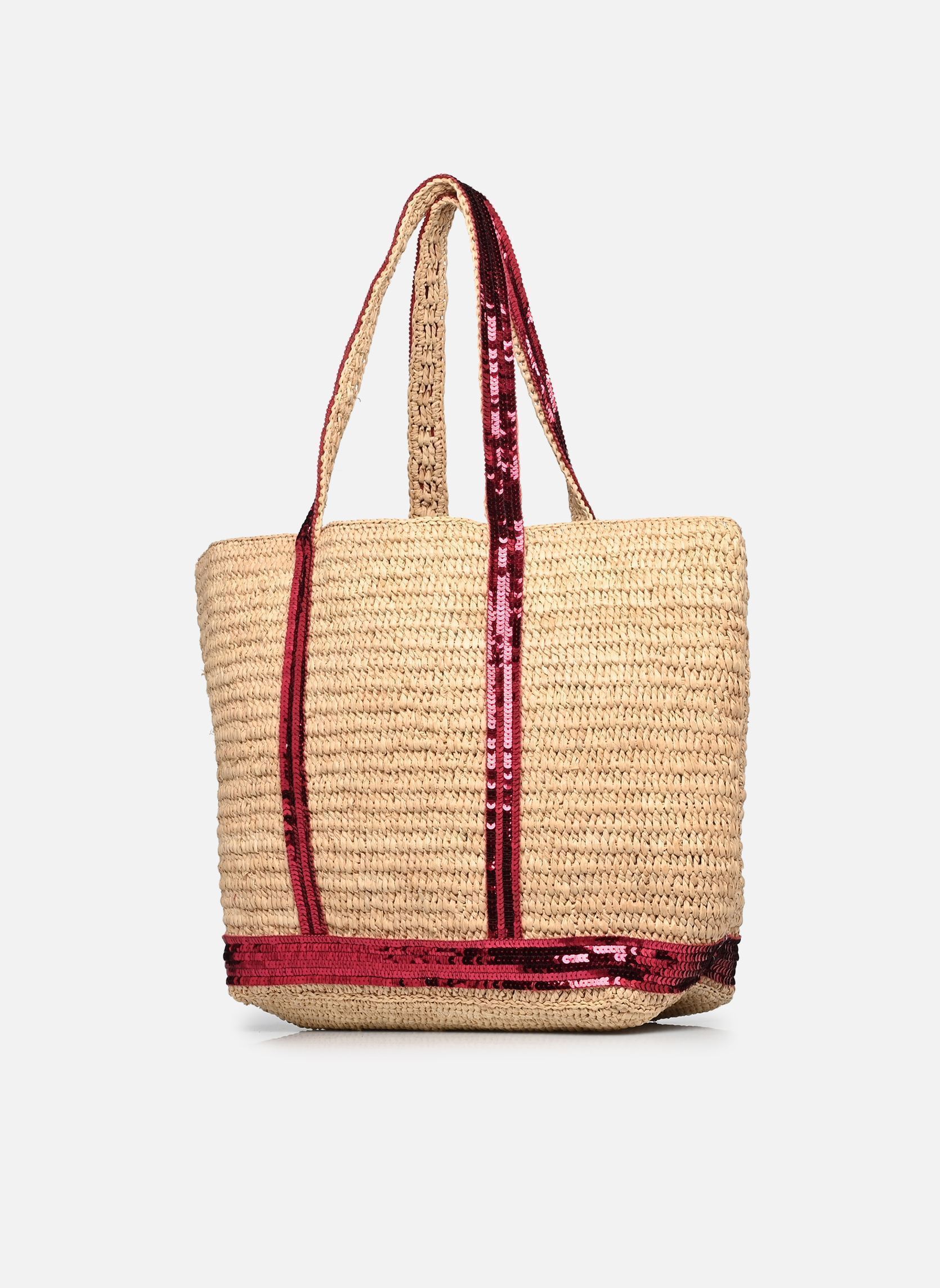 Shopper Cabas M Raphia et Paillettes N damen rot Vanessa Bruno Shopper Cabas M Raphia et Paillettes N damen rot LIPSTICK