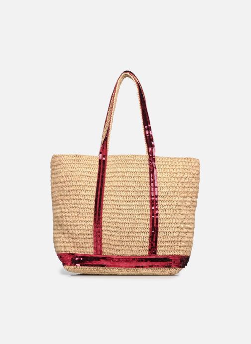 Vanessa Bruno Shopper Cabas M Raphia et Paillettes N damen rot