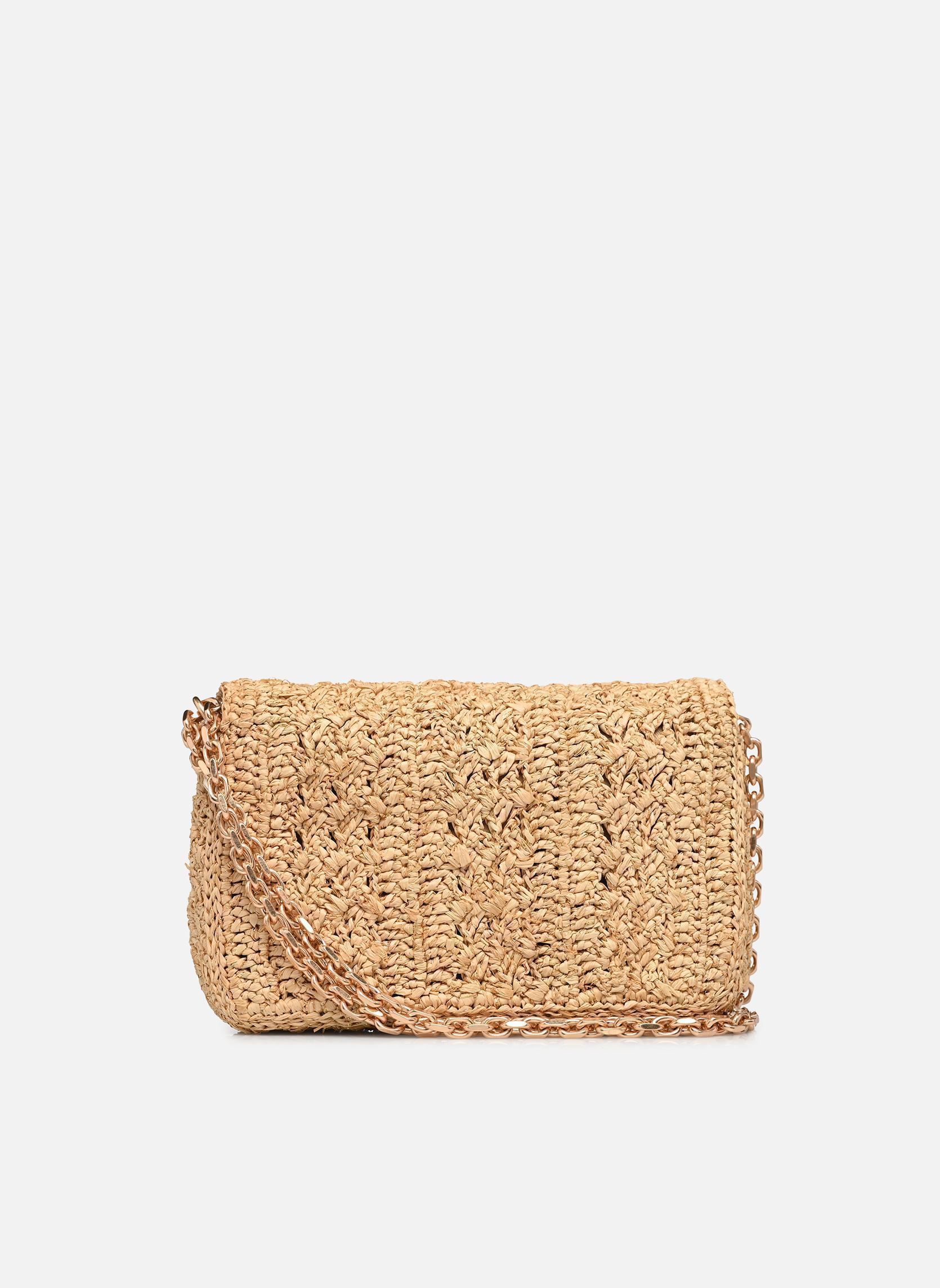 Sacs bandoulière Nano Moon Raphia Sac A Rabat femme beige Vanessa Bruno Sacs bandoulière Nano Moon Raphia Sac A Rabat femme beige CUIVRE