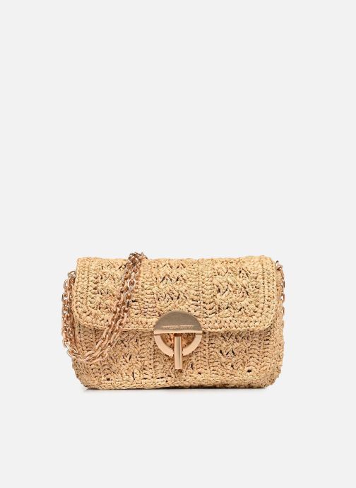 Vanessa Bruno Schoudertassen Nano Moon Raphia Sac A Rabat dames beige