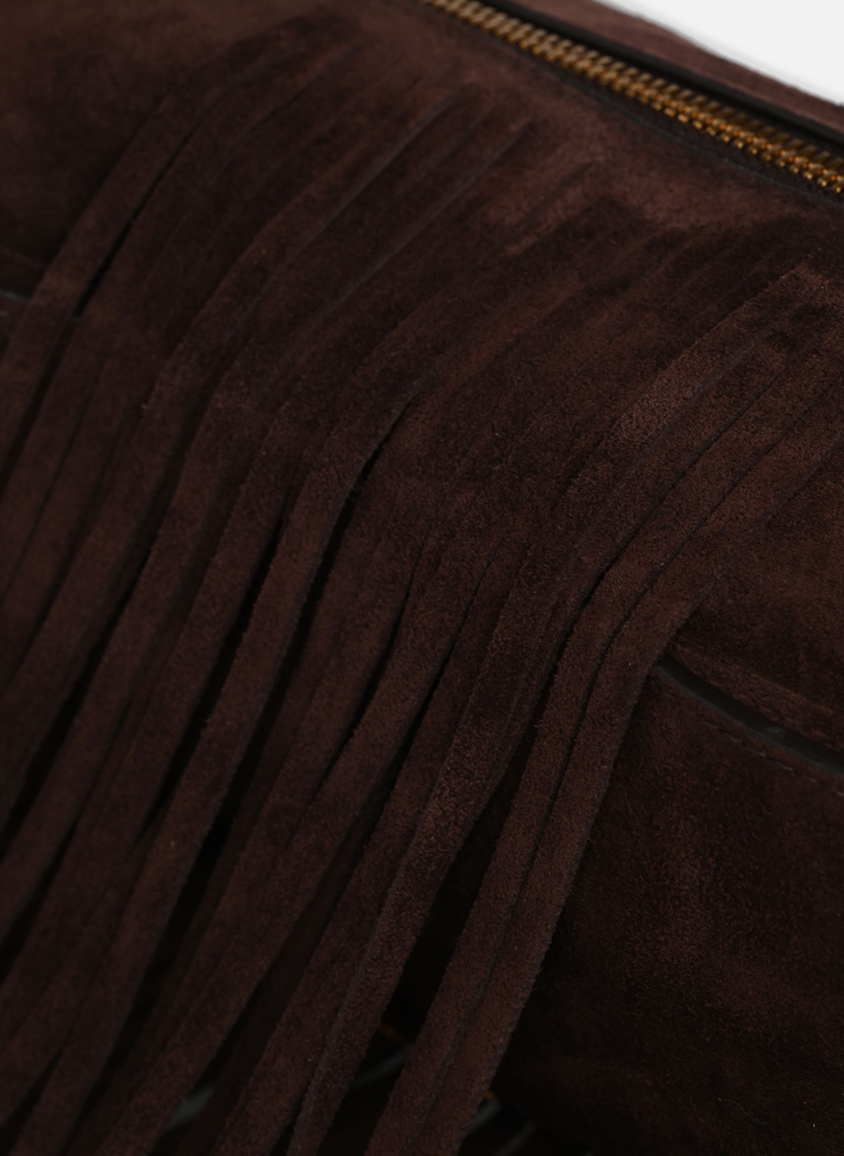 Taschen Mathilde Franges Pochette Epaule damen braun Vanessa Bruno Taschen Mathilde Franges Pochette Epaule damen braun CHOCOLAT