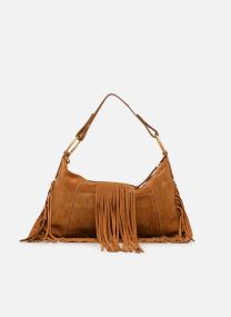 Sacs bandoulière Mathilde Franges Pochette Epaule femme marron