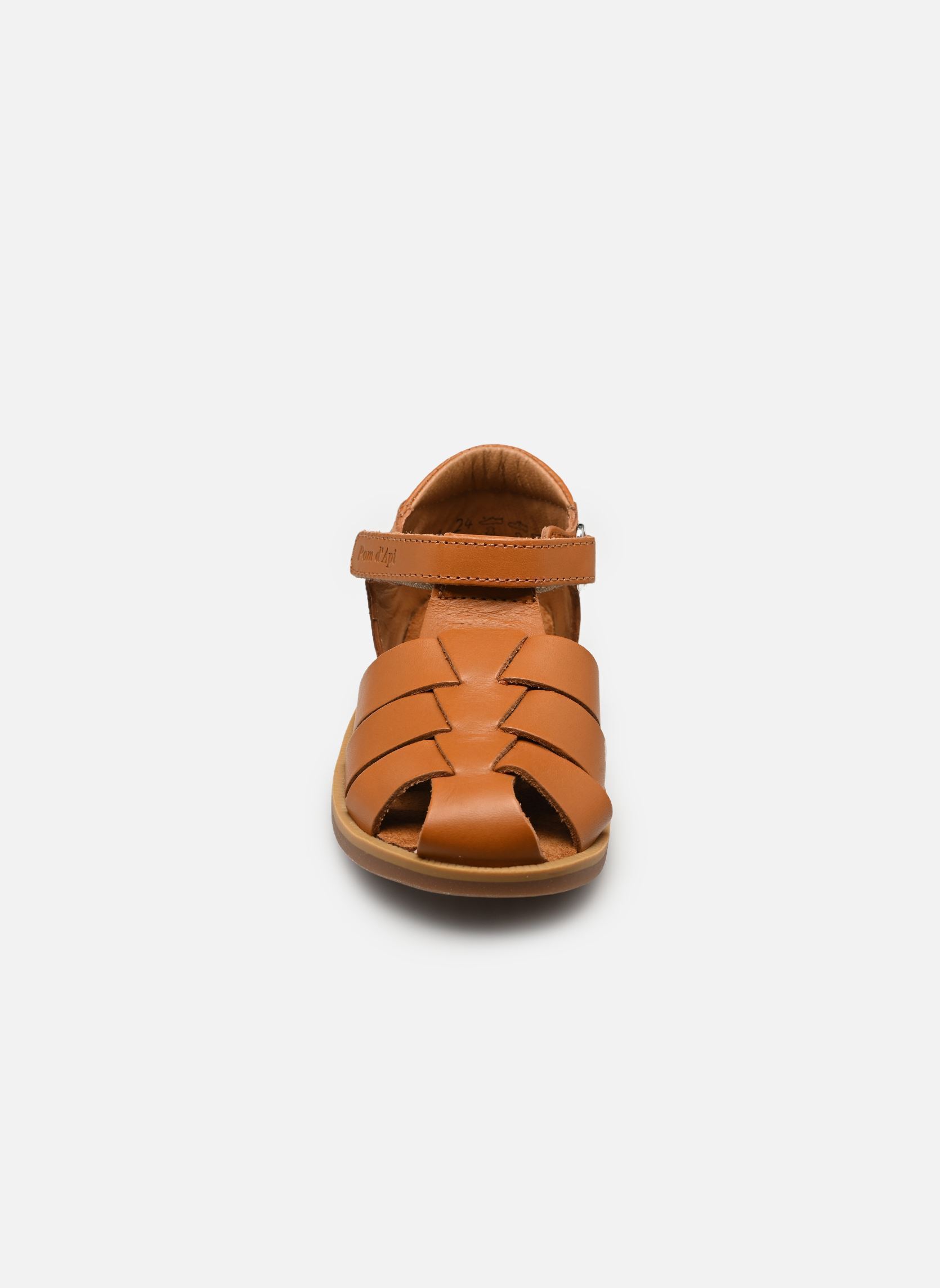Sandales Poppy Air Pur Dad garçon marron Pom d Api Sandales Poppy Air Pur Dad garçon marron Light camel