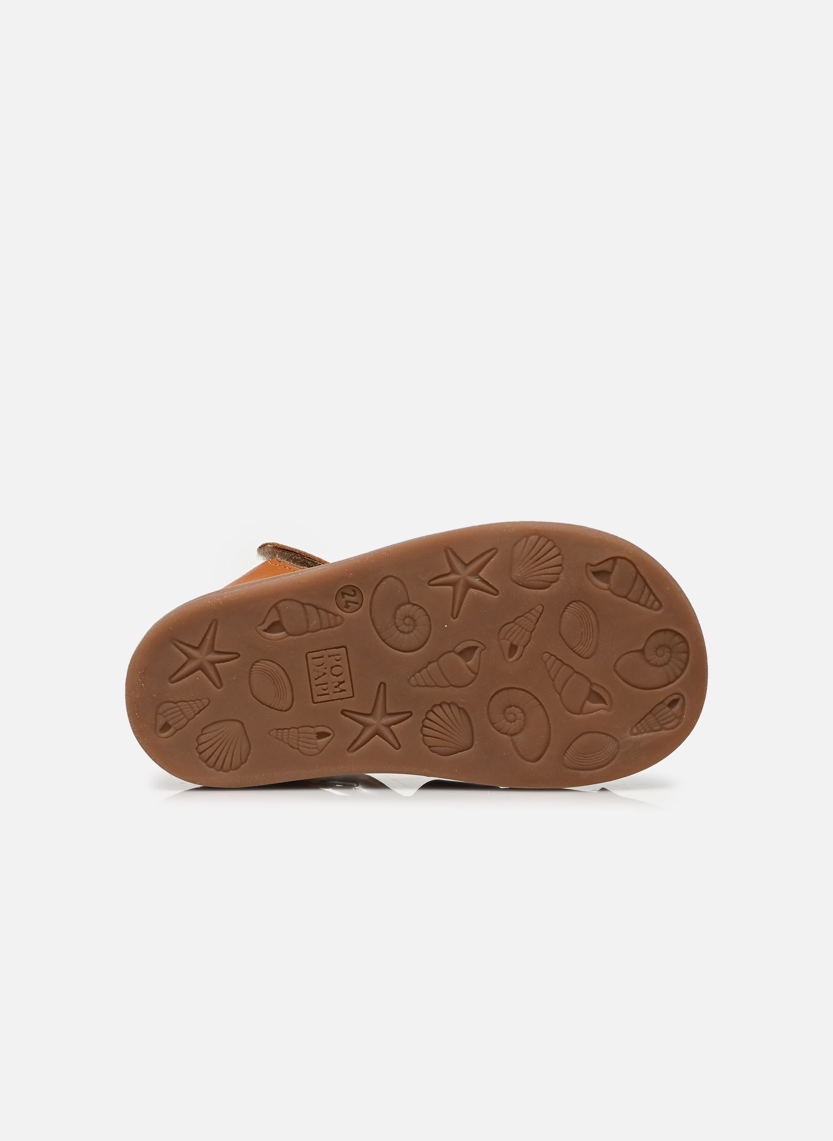 Sandales Poppy Air Pur Dad garçon marron Pom d Api Sandales Poppy Air Pur Dad garçon marron Light camel