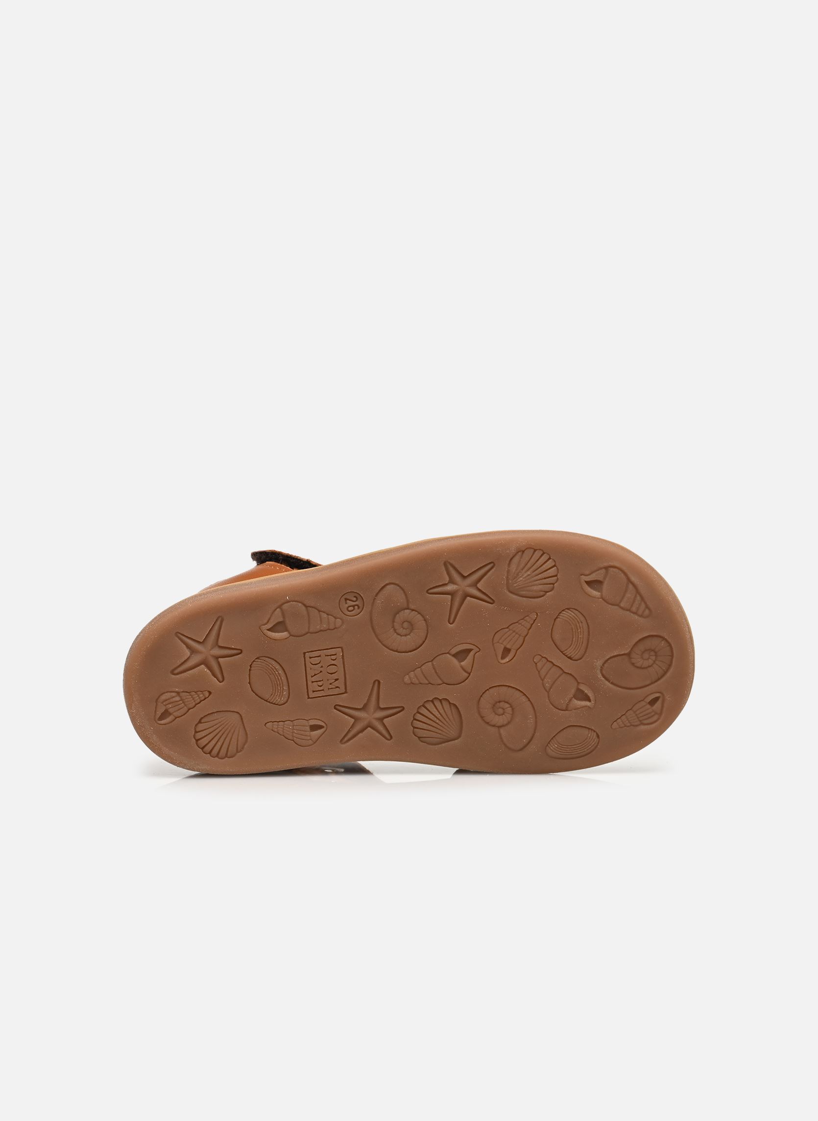 Sandalen Poppy Air Natur mädchen braun Pom d Api Sandalen Poppy Air Natur mädchen braun Cuero-Crema