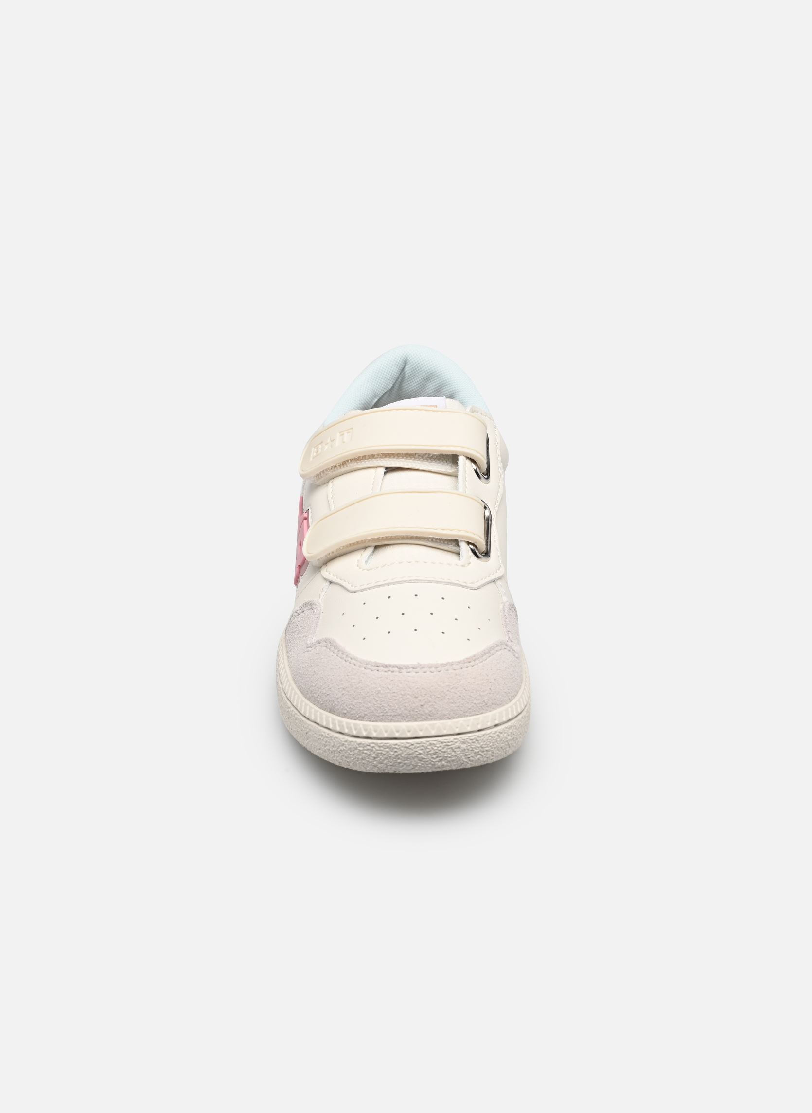 Niedrige Sneaker BT KIX EASY LO CUT mädchen weiß Bonton Niedrige Sneaker BT KIX EASY LO CUT mädchen weiß Off White-Pink