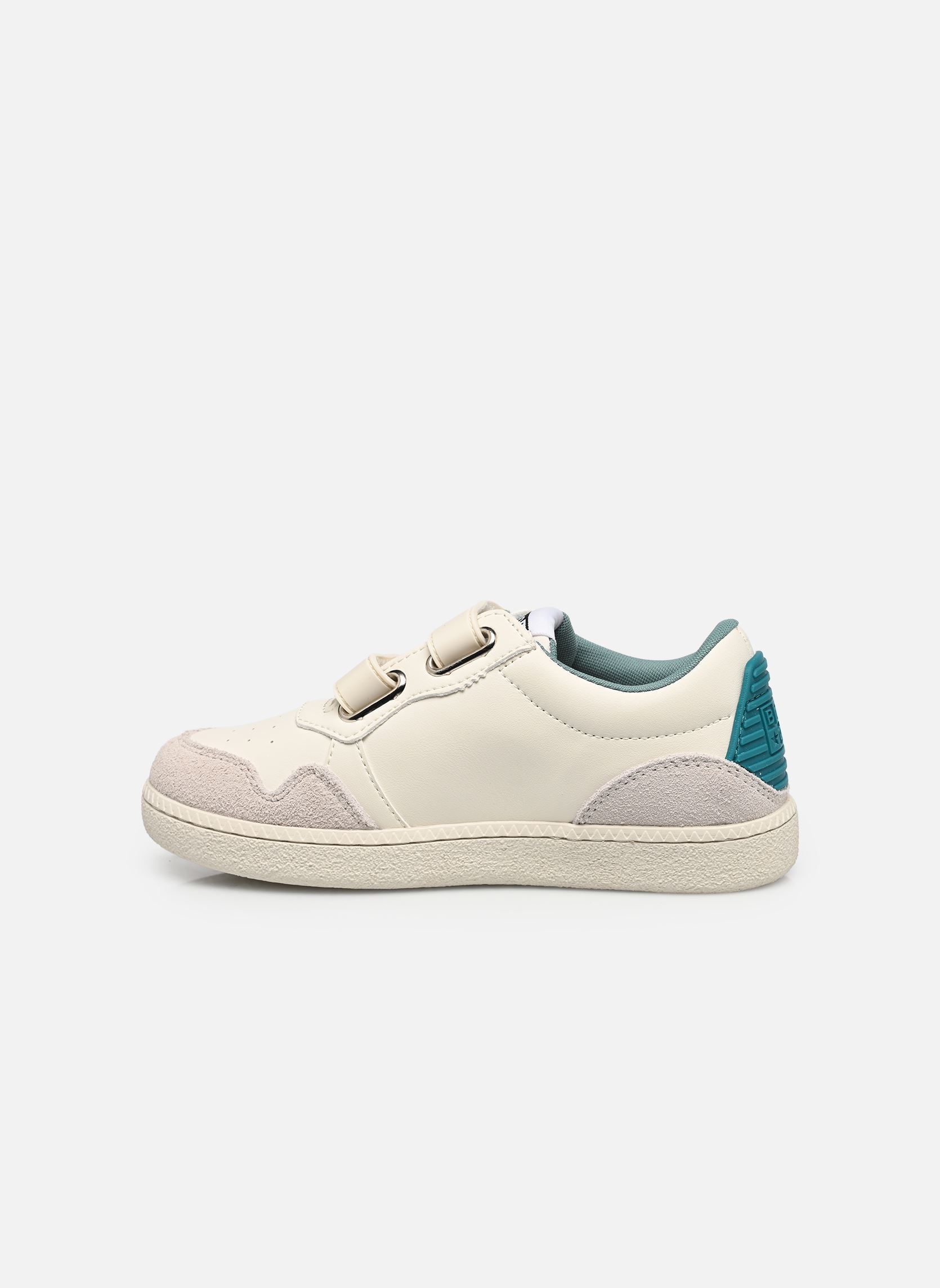 Baskets basses BT KIX EASY LO CUT garçon blanc Bonton Baskets basses BT KIX EASY LO CUT garçon blanc Off White-Green