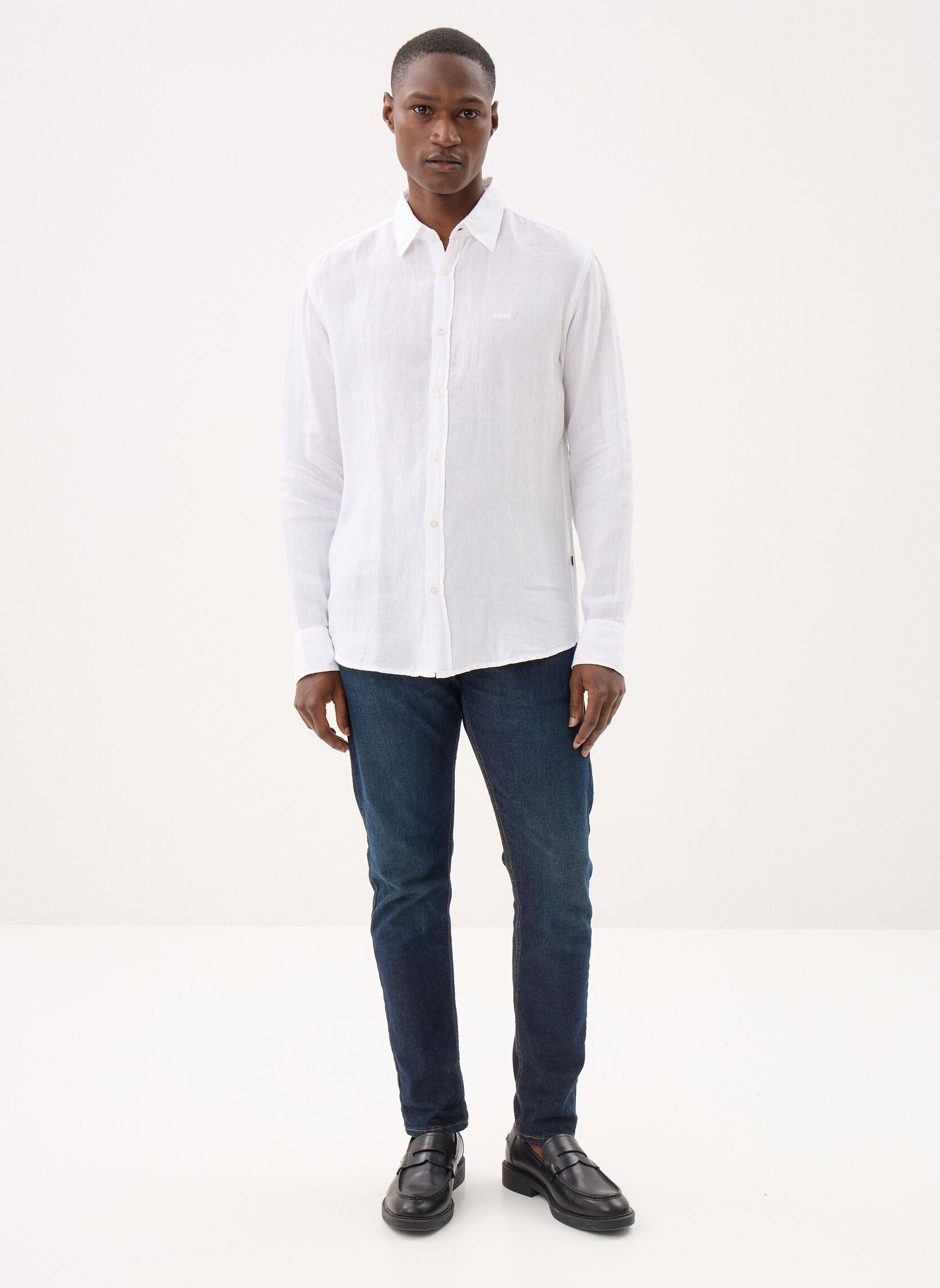 Hemden Relegant_6_M 50567579 herren weiß BOSS Hemden Relegant_6_M 50567579 herren weiß 100-White