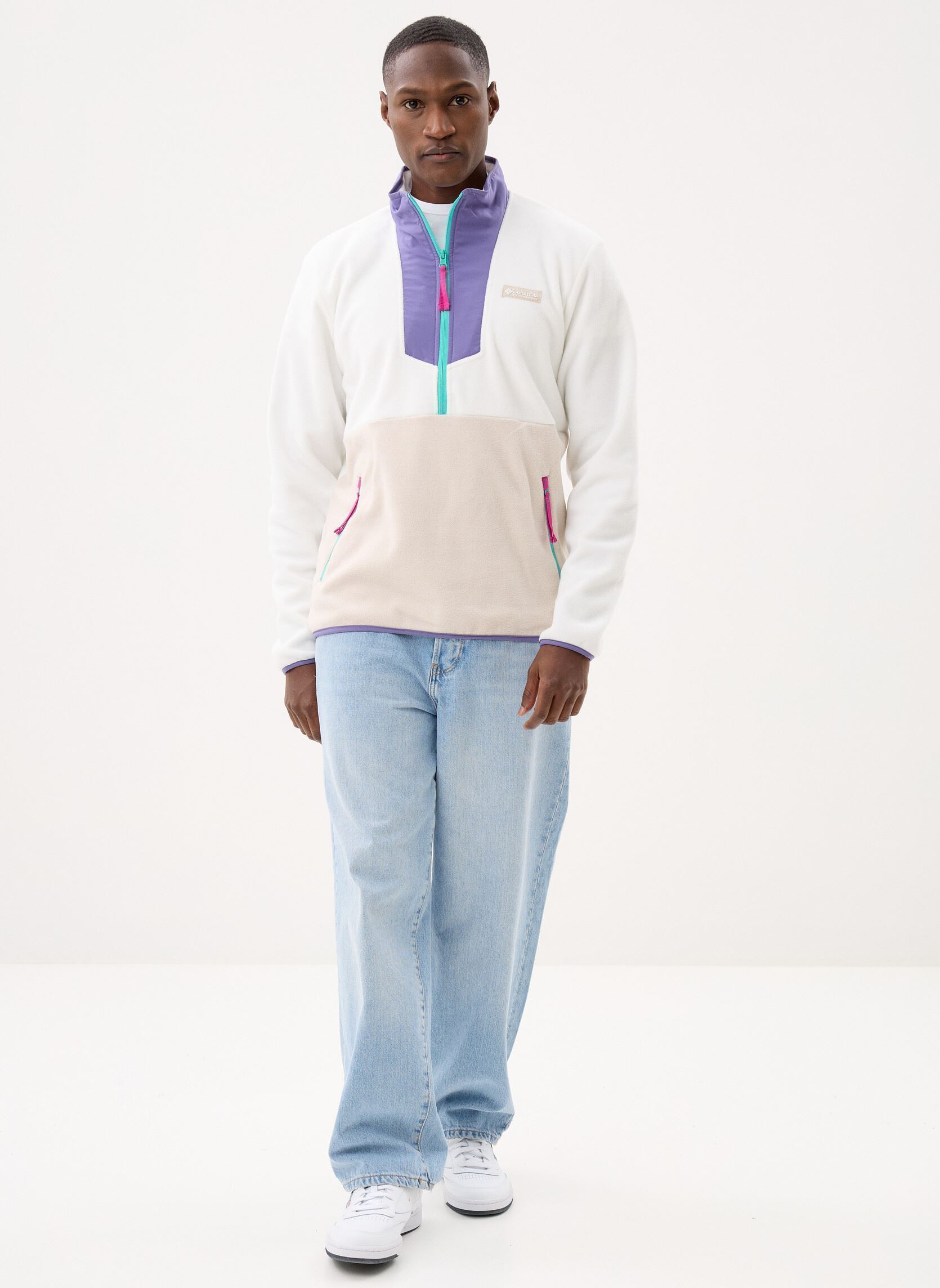 Sweaters met rits Sequoia Grove™ Half Zip Fleece heren wit Columbia Sweaters met rits Sequoia Grove™ Half Zip Fleece heren wit SEA SALT, STORMWATCH