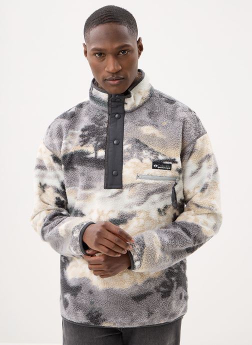 Columbia Pulls polaires Helvetia™ II Printed Half Snap Fleece homme gris