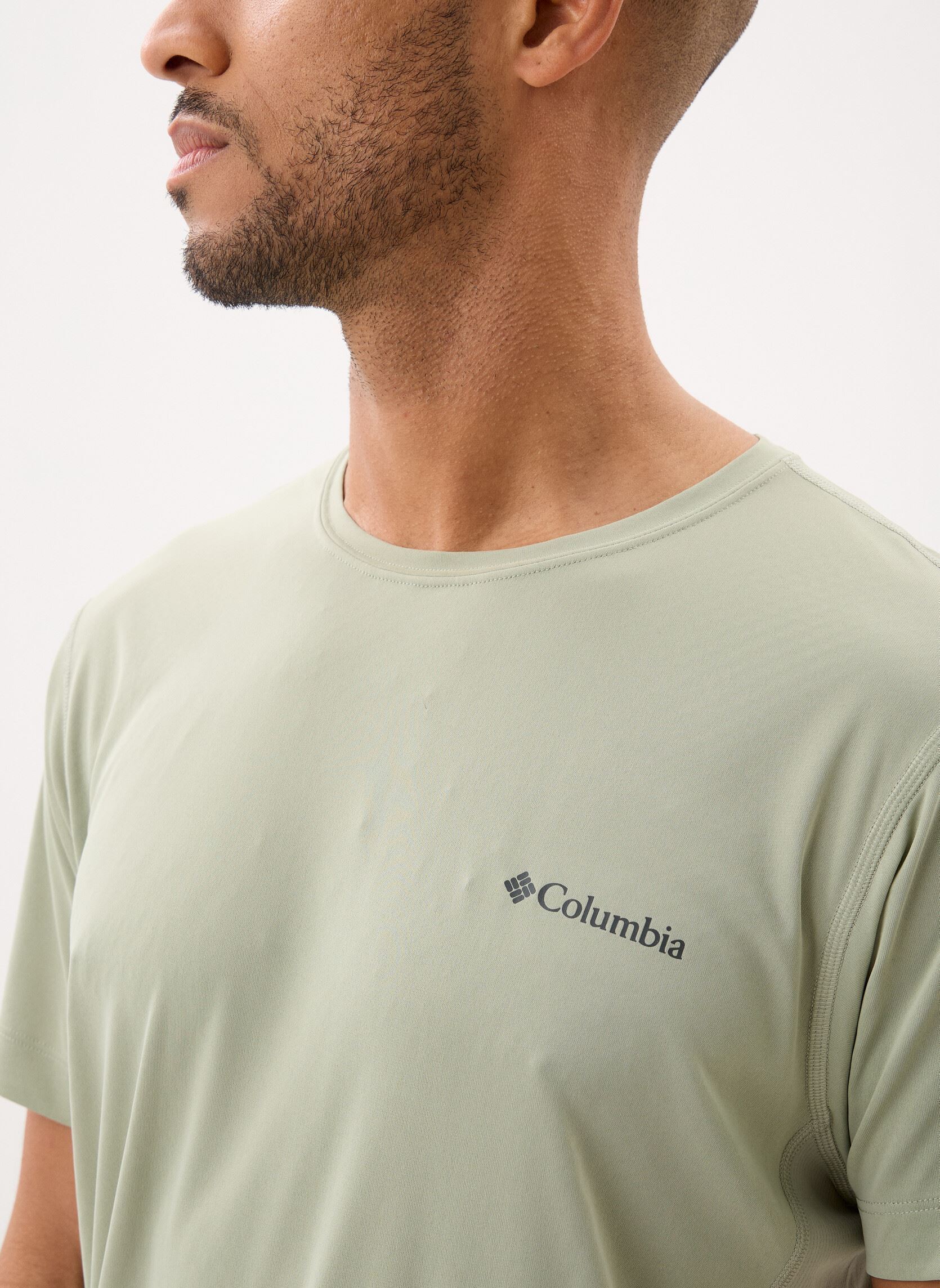 Tee-shirts manches courtes Zero Rules™ Light SS Crew homme vert Columbia Tee-shirts manches courtes Zero Rules™ Light SS Crew homme vert SAFARI