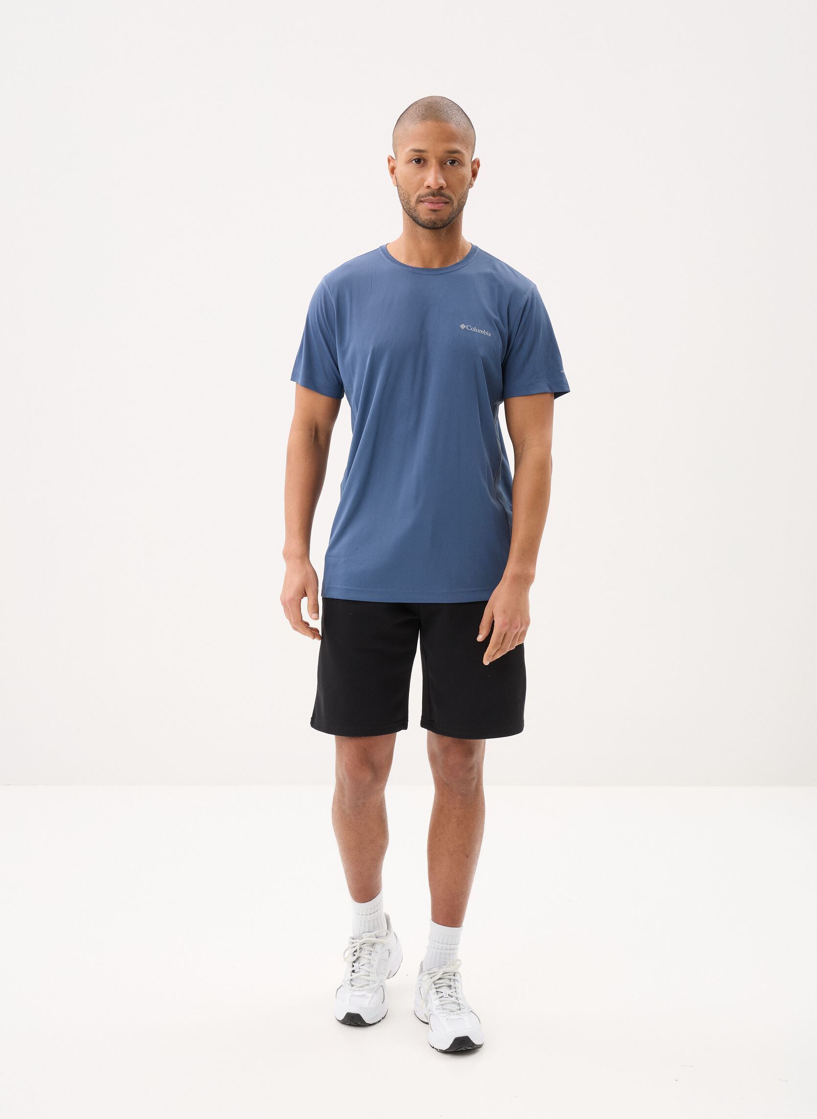 Tee-shirts manches courtes Zero Rules™ Light SS Crew homme bleu Columbia Tee-shirts manches courtes Zero Rules™ Light SS Crew homme bleu DARK MOUNTAIN