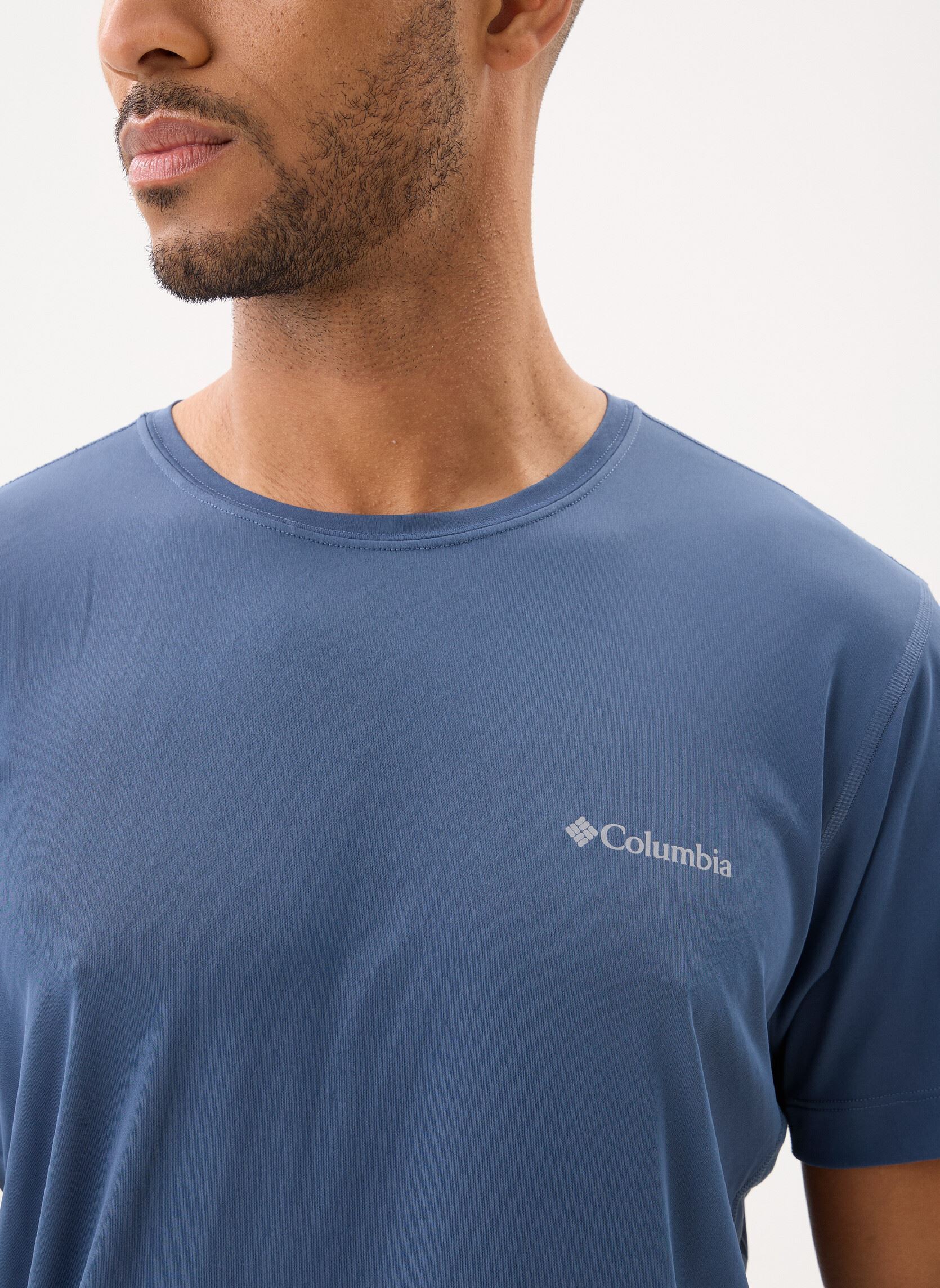 Tee-shirts manches courtes Zero Rules™ Light SS Crew homme bleu Columbia Tee-shirts manches courtes Zero Rules™ Light SS Crew homme bleu DARK MOUNTAIN