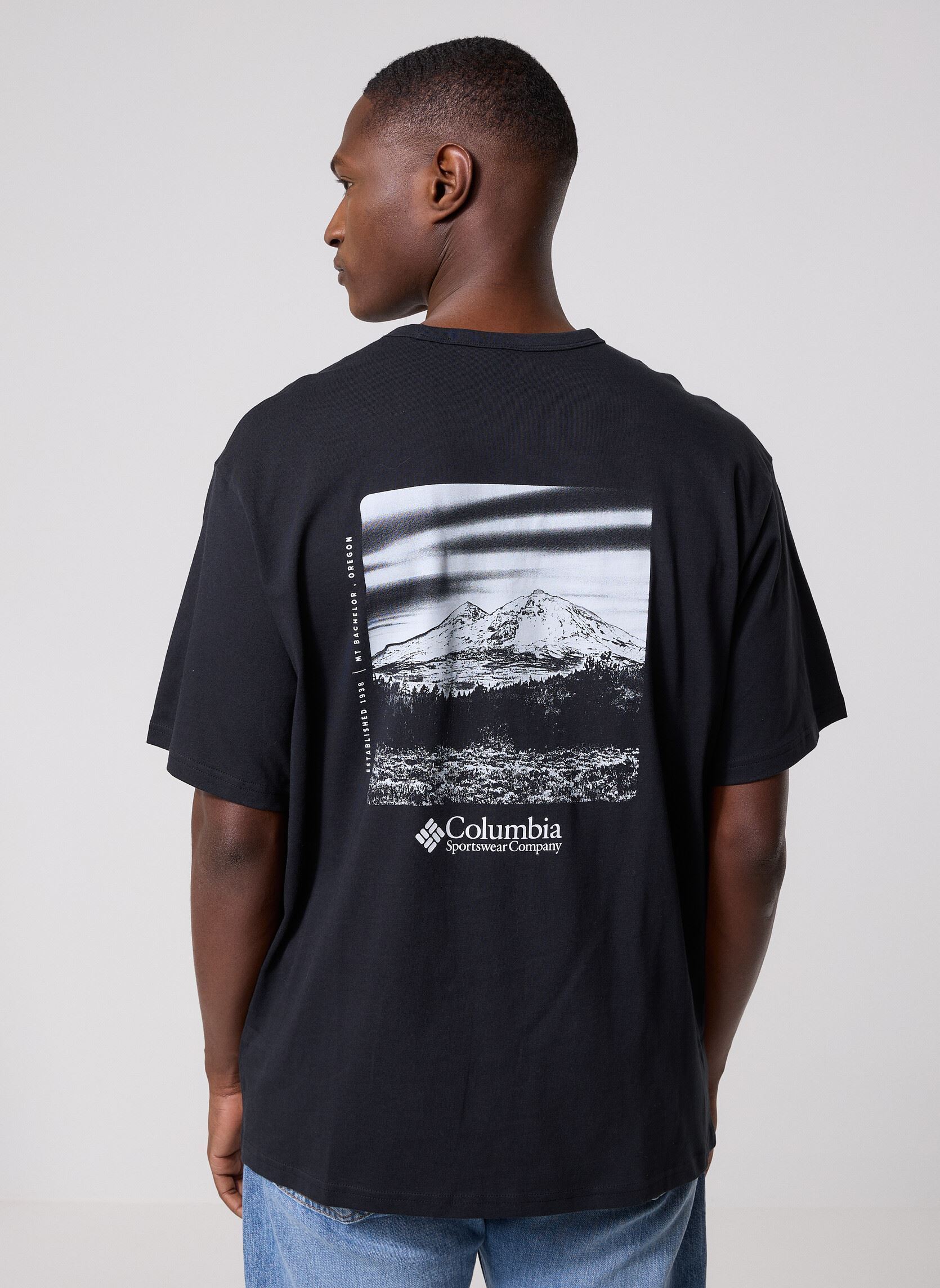 Kurzarm-T-Shirts CSC™ Heavyweight Back Graphic Tee herren schwarz Columbia Kurzarm-T-Shirts CSC™ Heavyweight Back Graphic Tee herren schwarz BLACK, PHOTOREAL