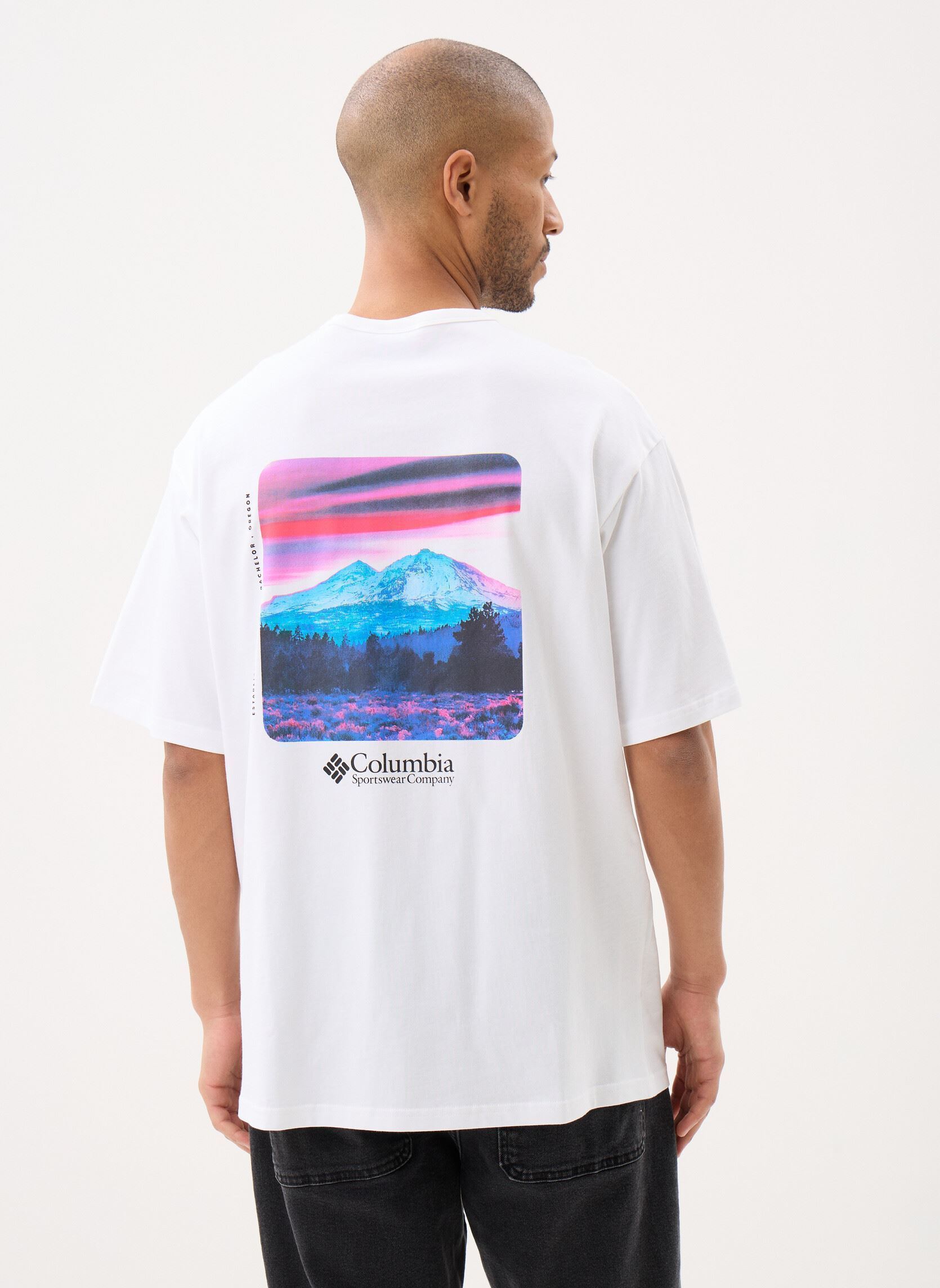 Tee-shirts manches courtes CSC™ Heavyweight Back Graphic Tee homme beige Columbia Tee-shirts manches courtes CSC™ Heavyweight Back Graphic Tee homme beige WHITE, PHOTOREAL CMYK