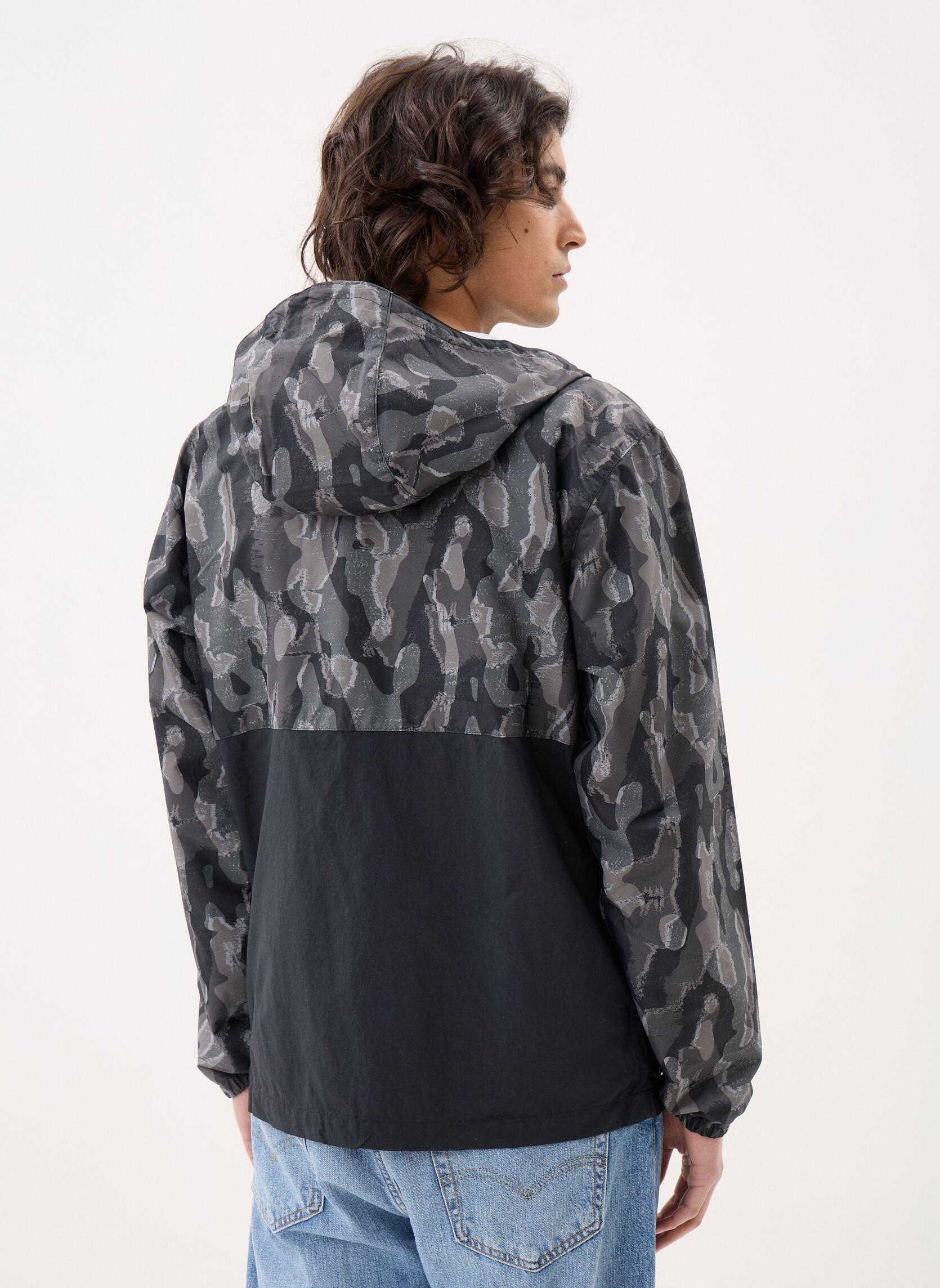 Vestes coupe-vents Spire Valley™ Novelty Windbreaker homme noir Columbia Vestes coupe-vents Spire Valley™ Novelty Windbreaker homme noir Black Treebark, Black