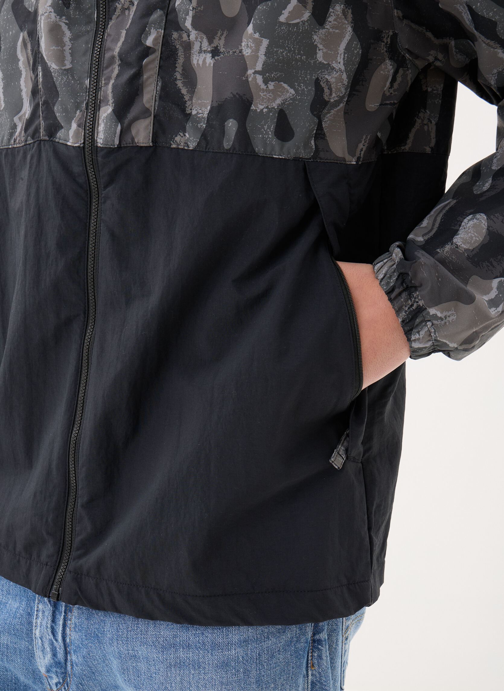 Vestes coupe-vents Spire Valley™ Novelty Windbreaker homme noir Columbia Vestes coupe-vents Spire Valley™ Novelty Windbreaker homme noir Black Treebark, Black