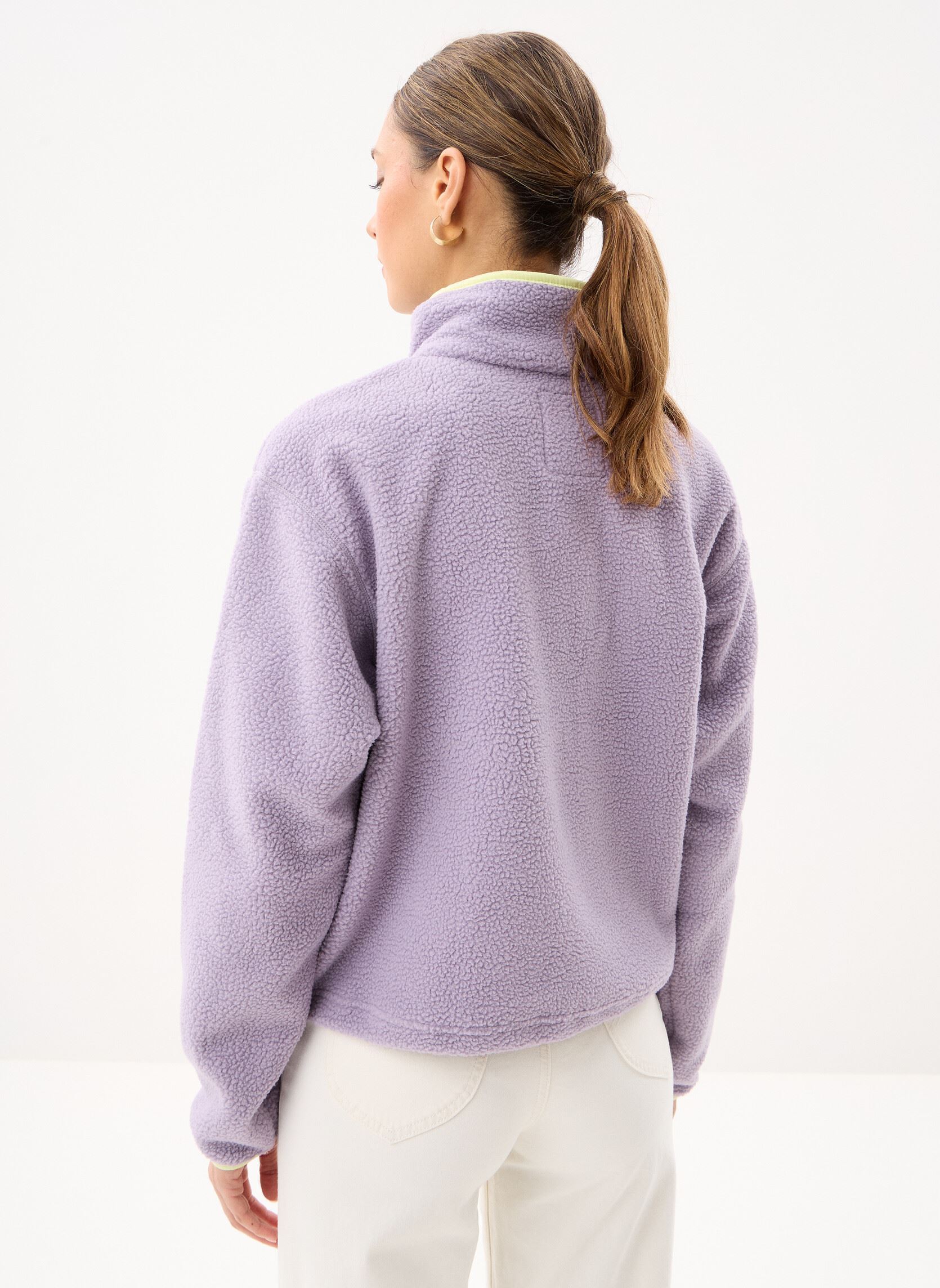 Fleece-Pullover Helvetia™ II Cropped Half Snap Fleece damen violett Columbia Fleece-Pullover Helvetia™ II Cropped Half Snap Fleece damen violett SHALE PURPLE, LAVENDER PEARL,