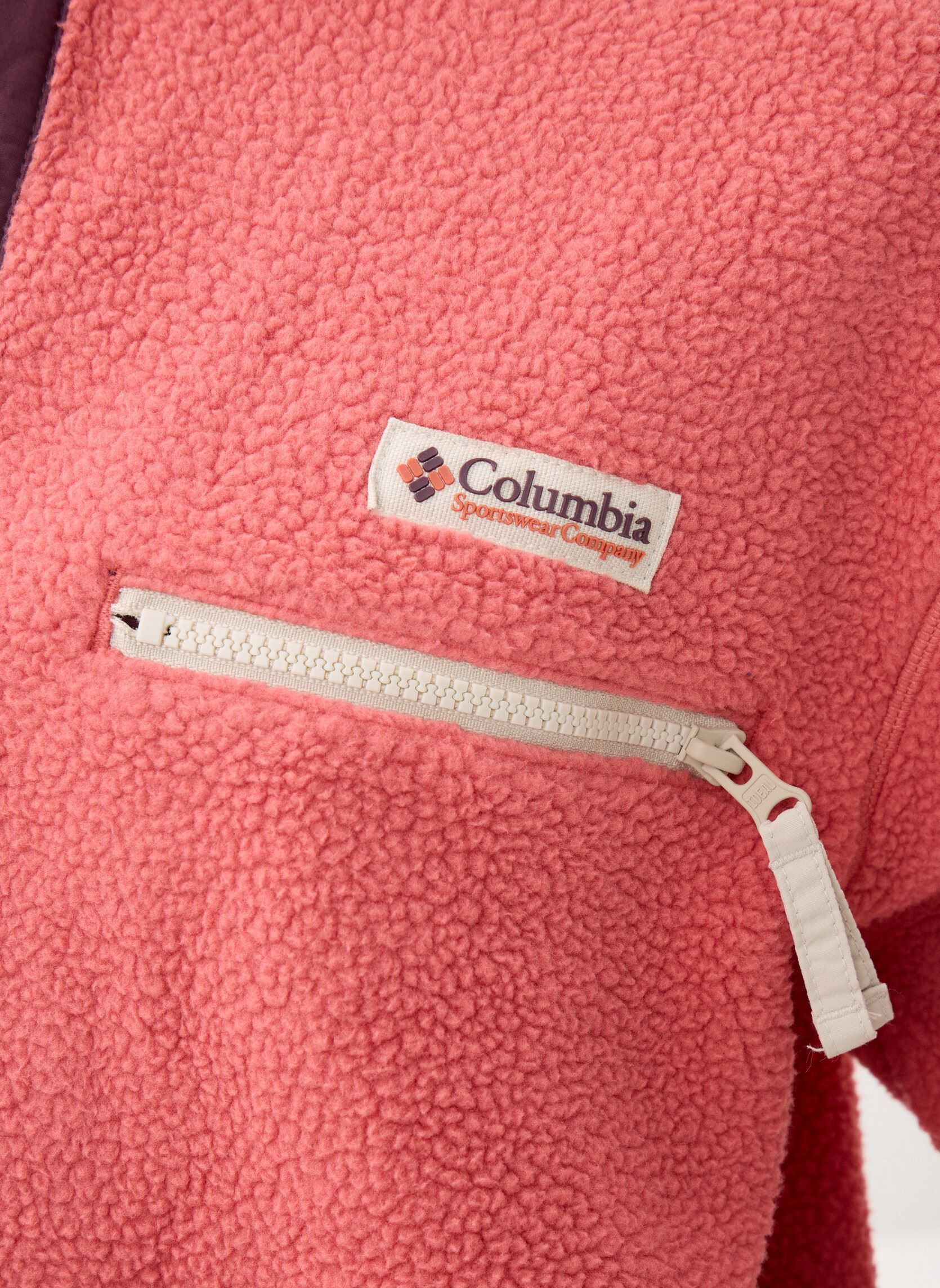 Fleece-Pullover Helvetia™ II Cropped Half Snap Fleece damen rot Columbia Fleece-Pullover Helvetia™ II Cropped Half Snap Fleece damen rot WASHED RED, MOONVISTA, DARK ST