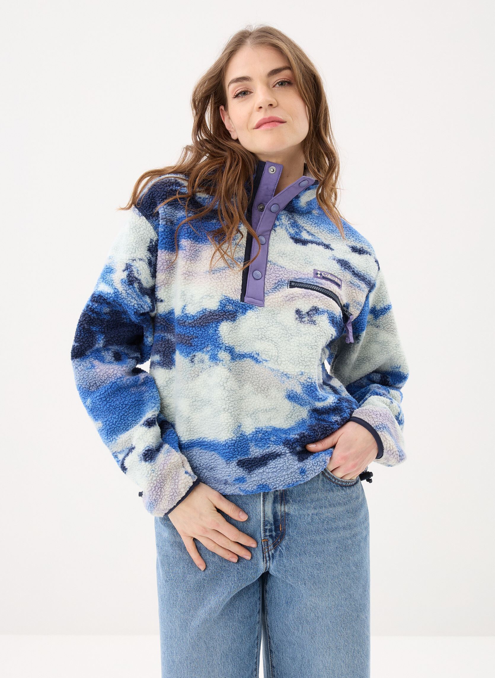 Vêtements Columbia Helvetia™ II Printed Cropped Half Snap pour Femme - vue 1