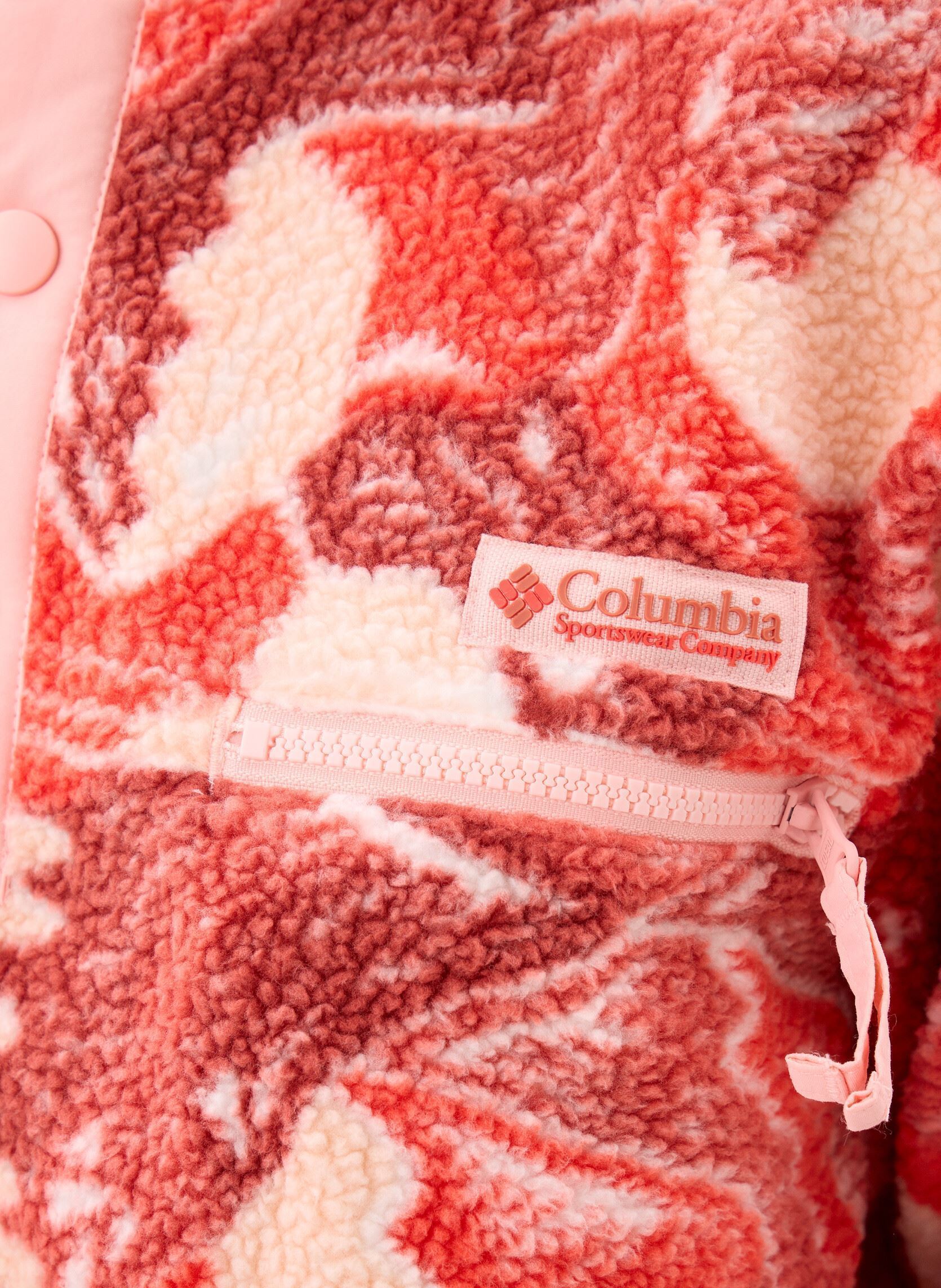 Pulls polaire Helvetia™ II Printed Cropped Half Snap femme orange Columbia Pulls polaire Helvetia™ II Printed Cropped Half Snap femme orange POPPY RED, SUNSCAPE