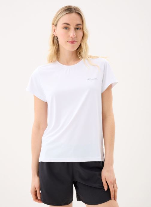 Columbia T-shirts met korte mouwen BlueVista Hill™ SS Crew dames wit