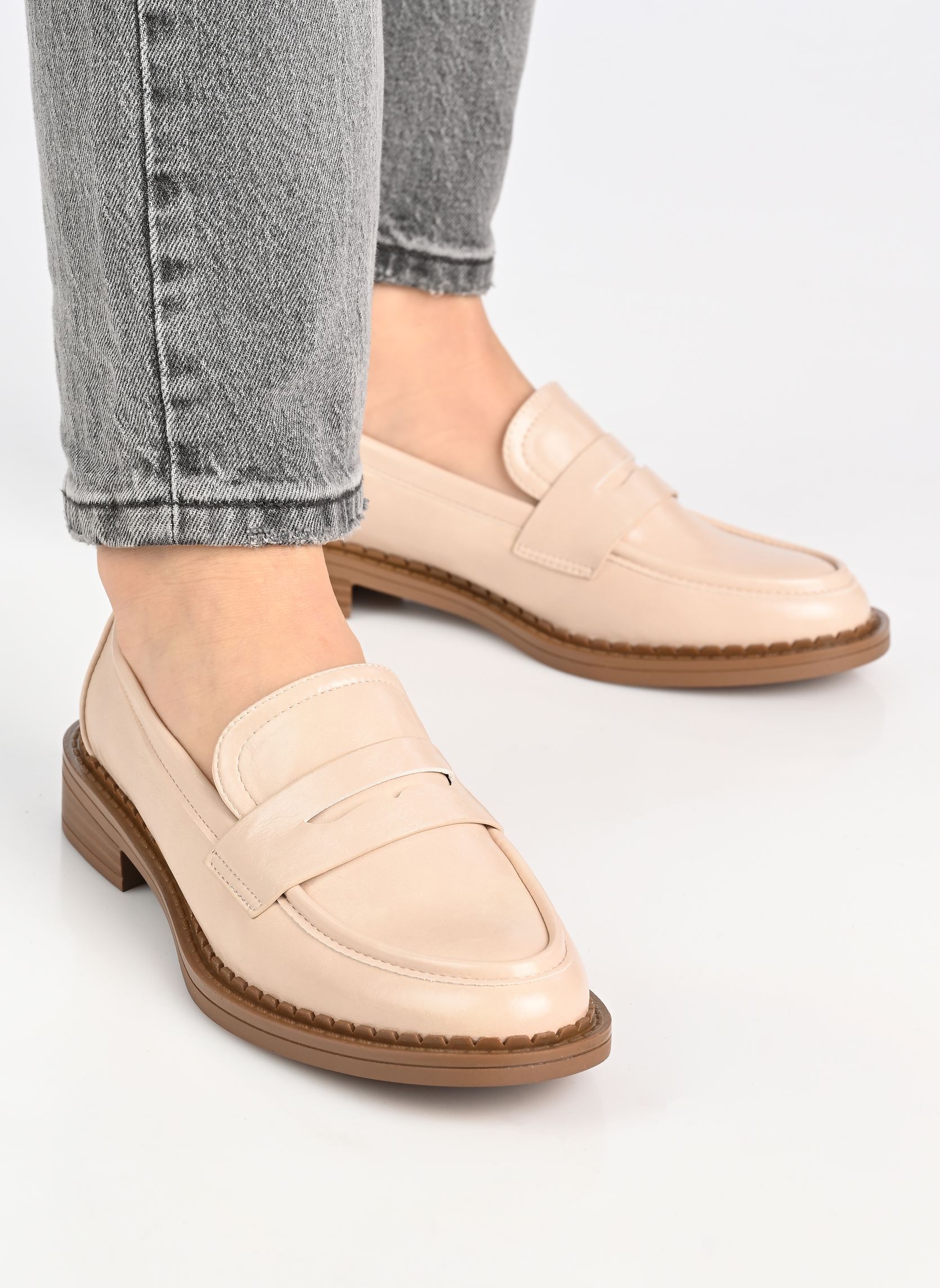 Loafer Mocassin THIBAIGE damen beige MADE BY Loafer Mocassin THIBAIGE damen beige Beige