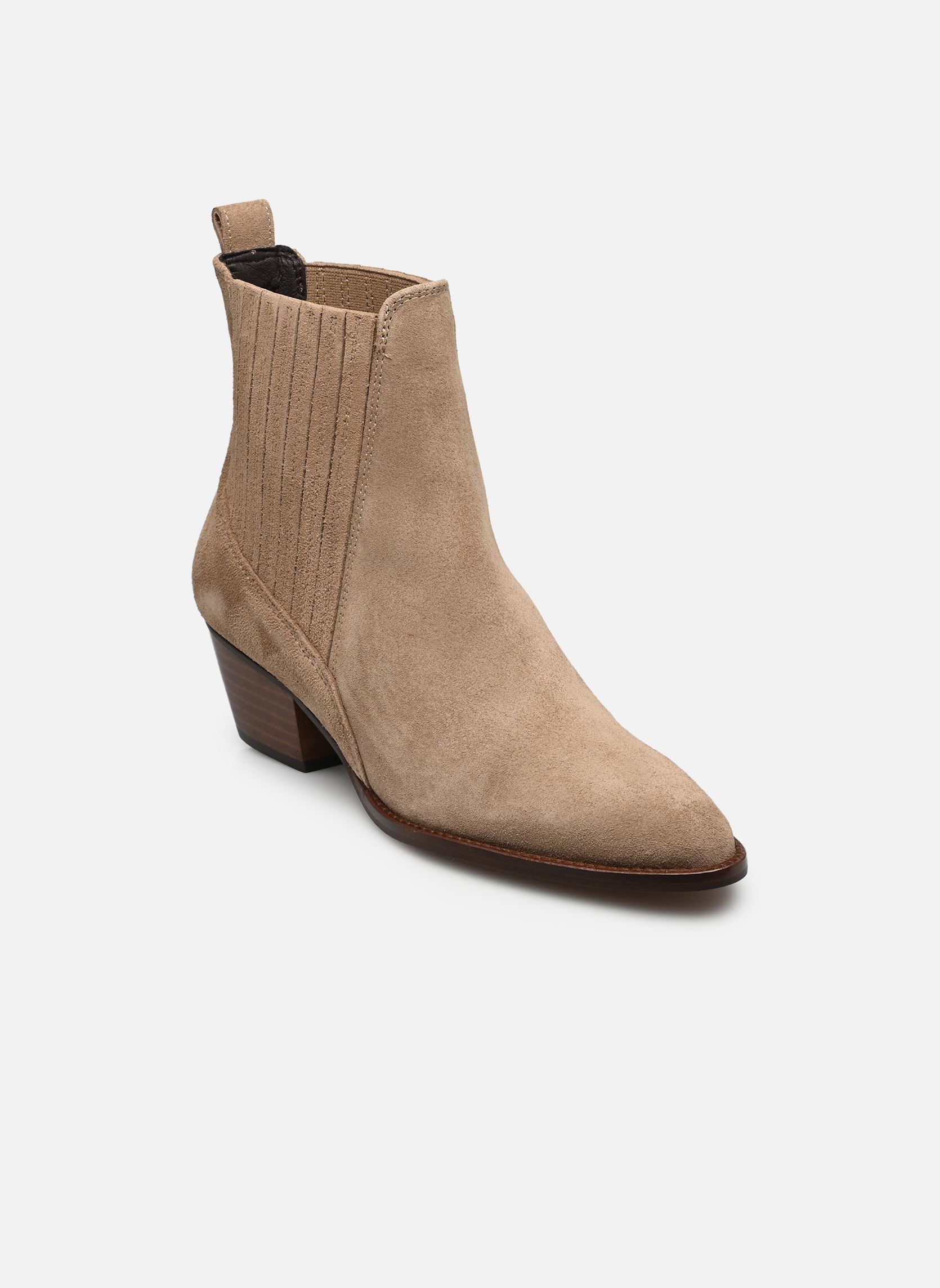 Cowboy boots BAILEY dames beige Jonak Cowboy boots BAILEY dames beige Croute taupe
