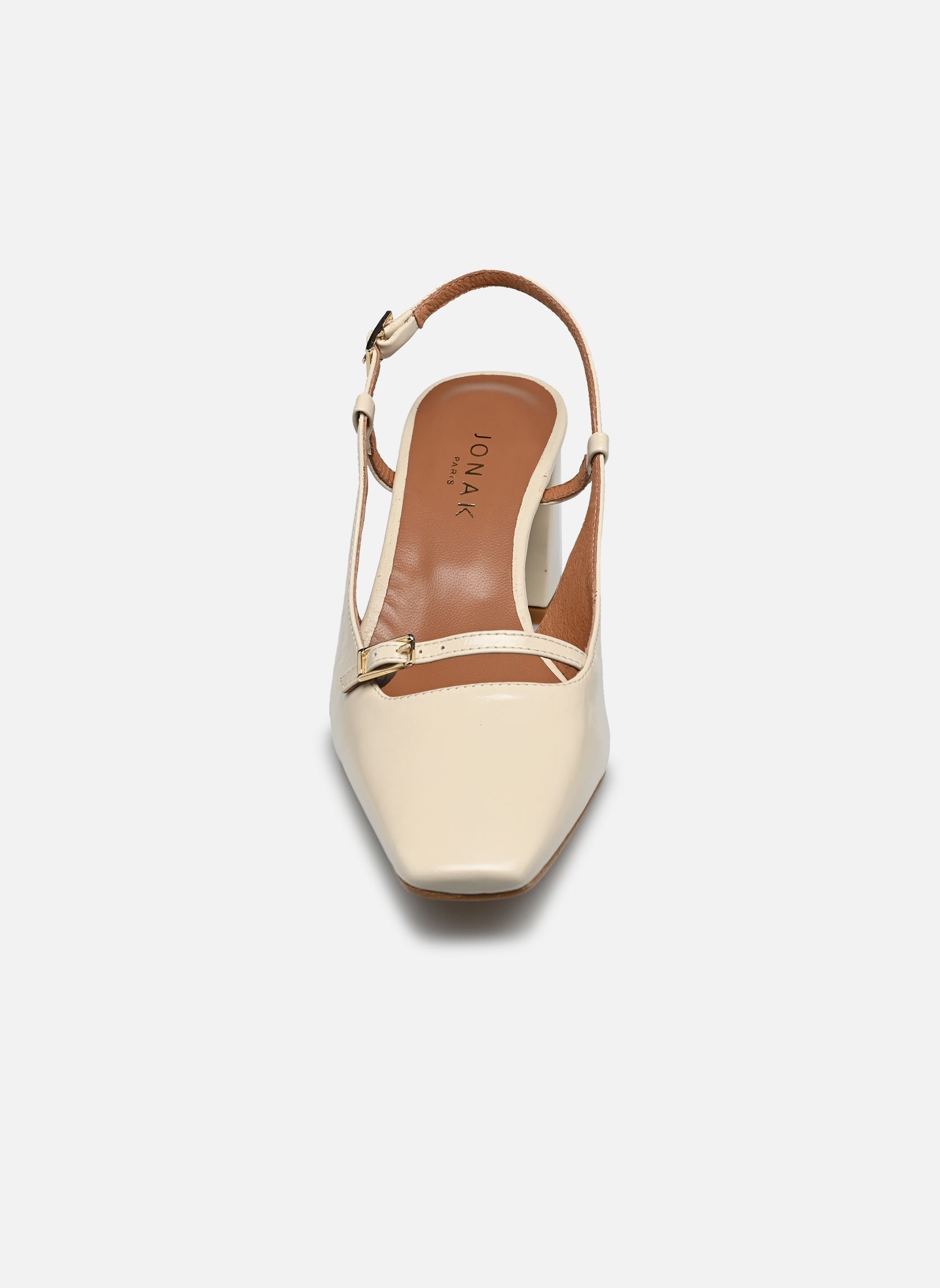 Pumps mit Riemchen DADELLE damen weiß Jonak Pumps mit Riemchen DADELLE damen weiß cuir brillant ecru