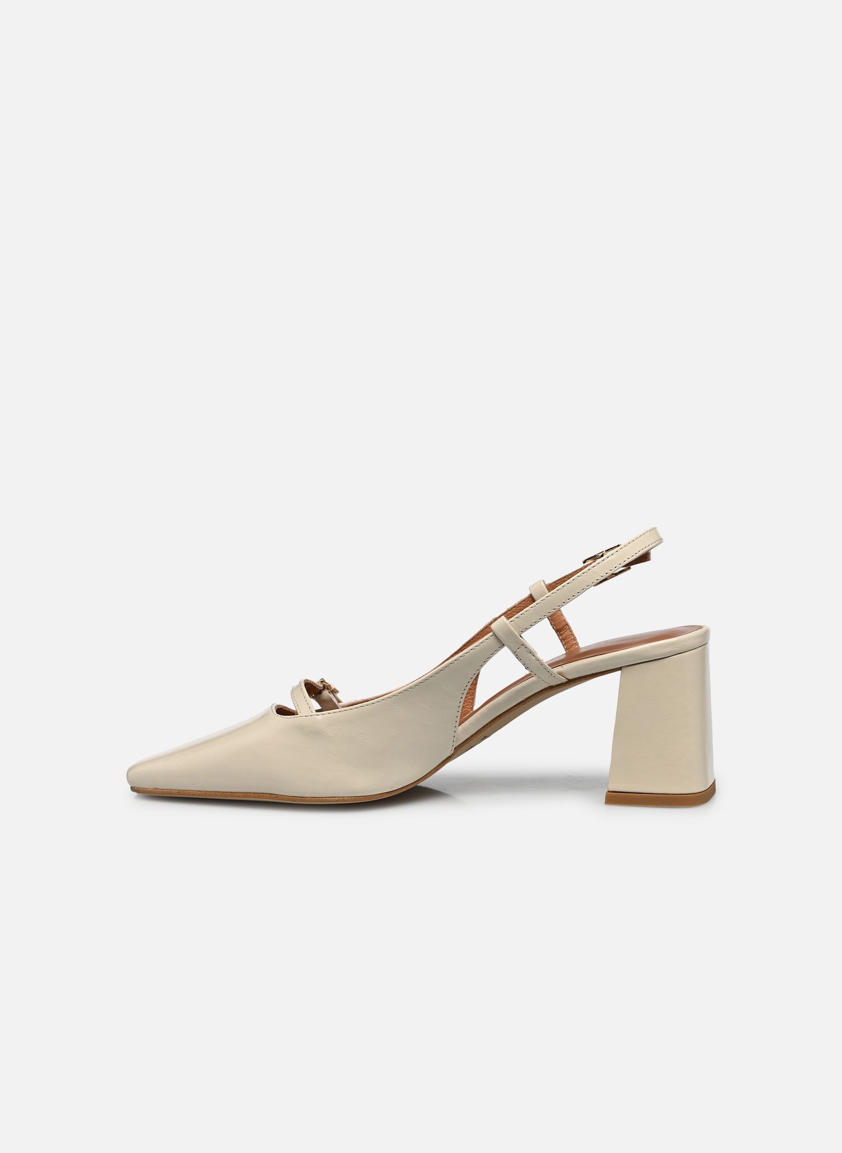 Pumps mit Riemchen DADELLE damen weiß Jonak Pumps mit Riemchen DADELLE damen weiß cuir brillant ecru