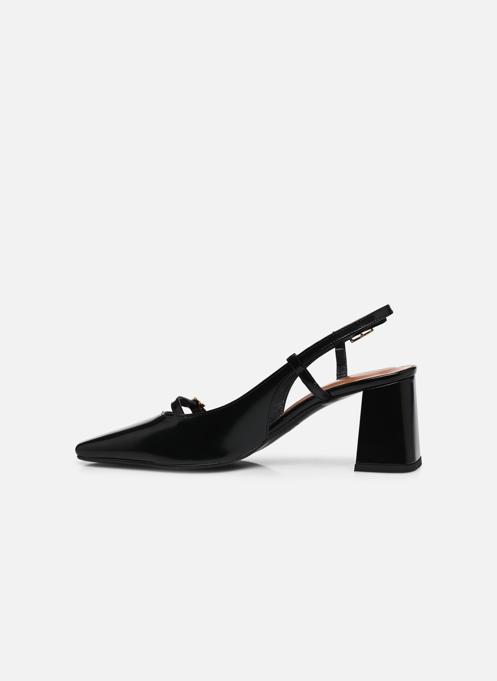 Slingback pumps DADELLE dames zwart Jonak Slingback pumps DADELLE dames zwart CUIR GLACE NOIR