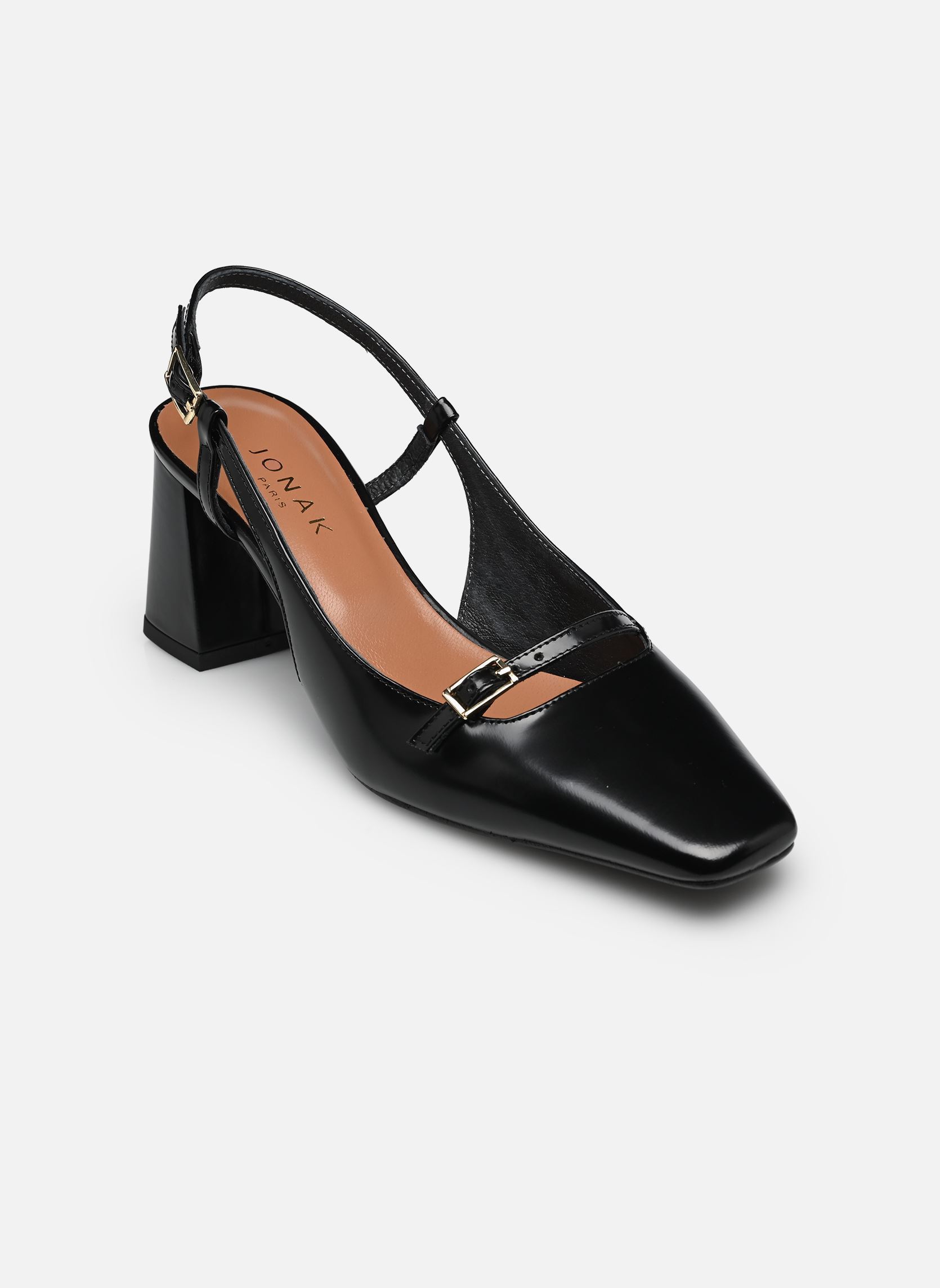 Slingback pumps DADELLE dames zwart Jonak Slingback pumps DADELLE dames zwart CUIR GLACE NOIR