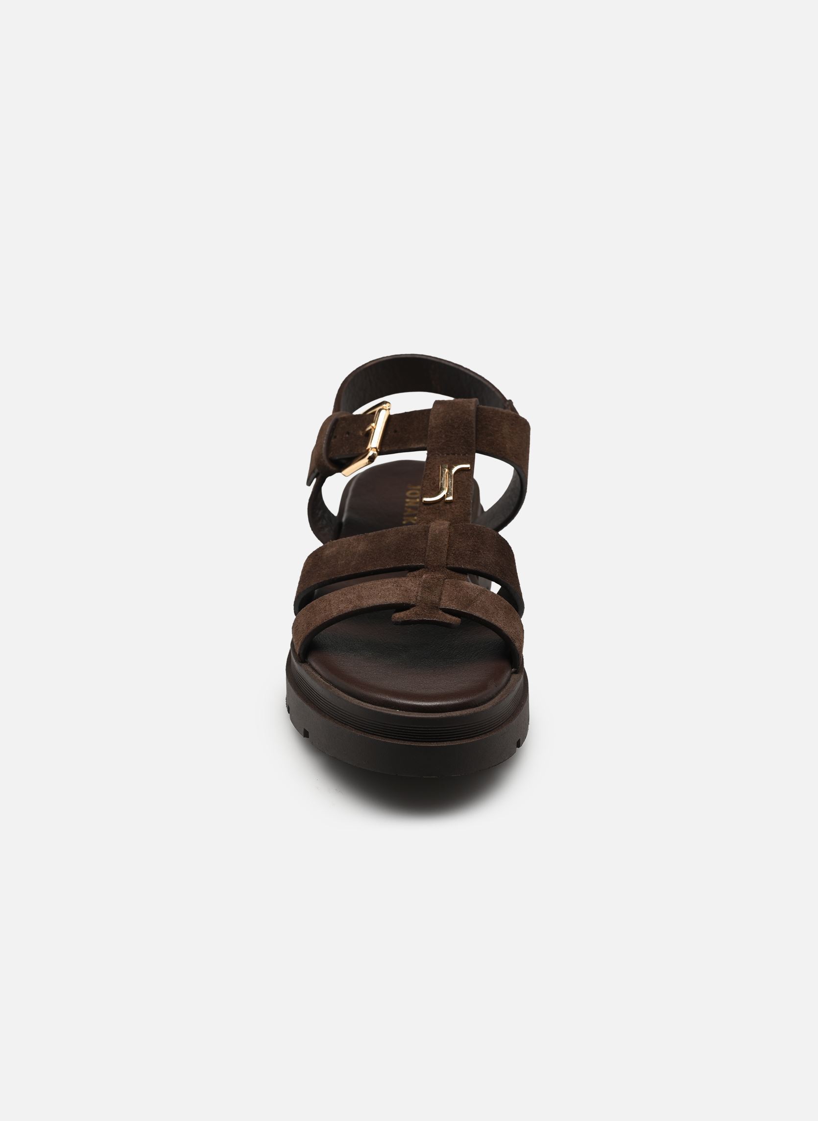 Sandales compensées et plateformes LIVERPOOL femme marron Jonak Sandales compensées et plateformes LIVERPOOL femme marron Croute marron