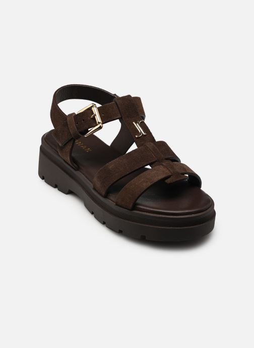 Jonak Sandalen met sleehak en plateau LIVERPOOL dames bruin