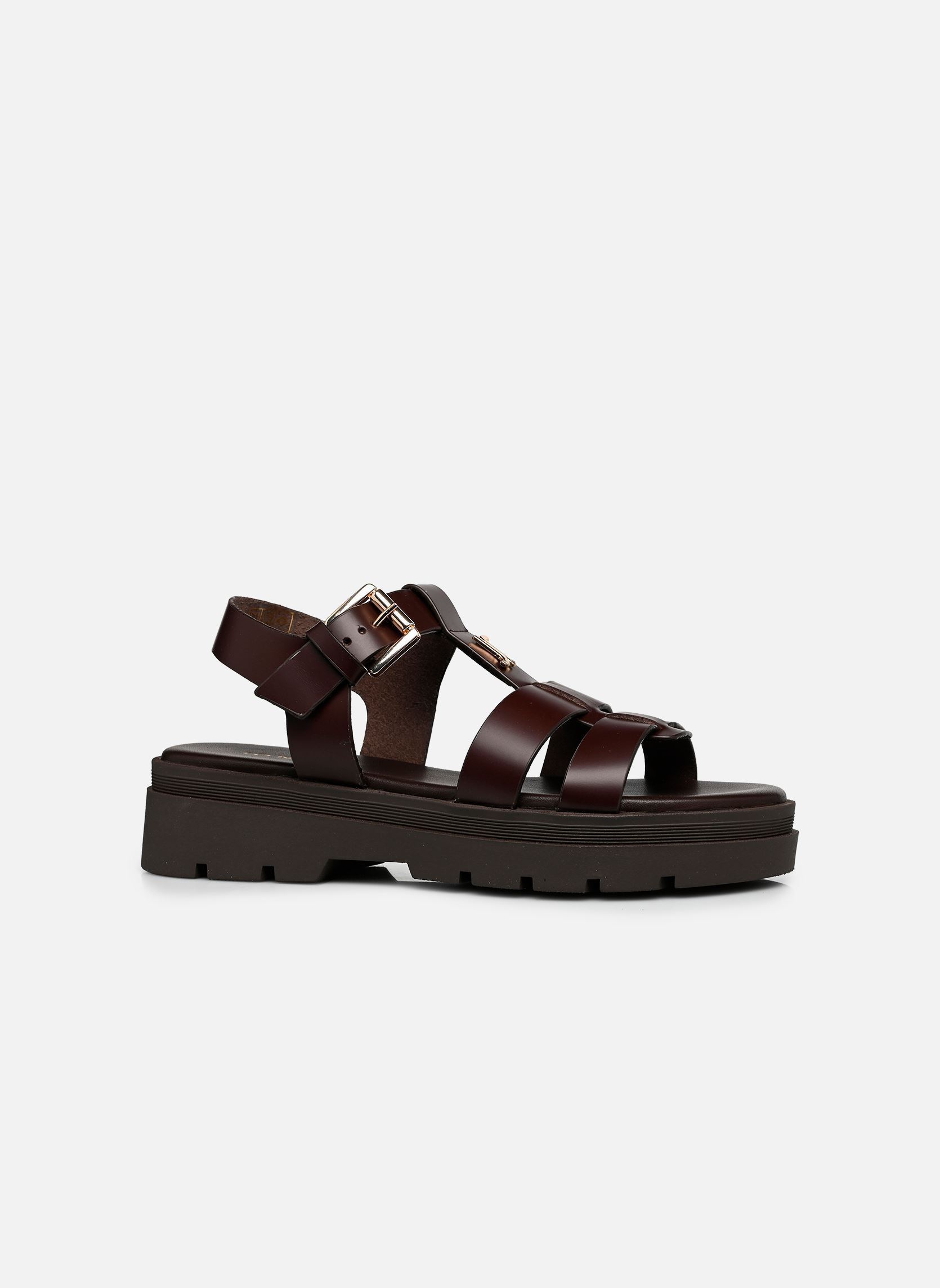 Keil- und Plateausandalen LIVERPOOL damen braun Jonak Keil- und Plateausandalen LIVERPOOL damen braun Cuir Marron