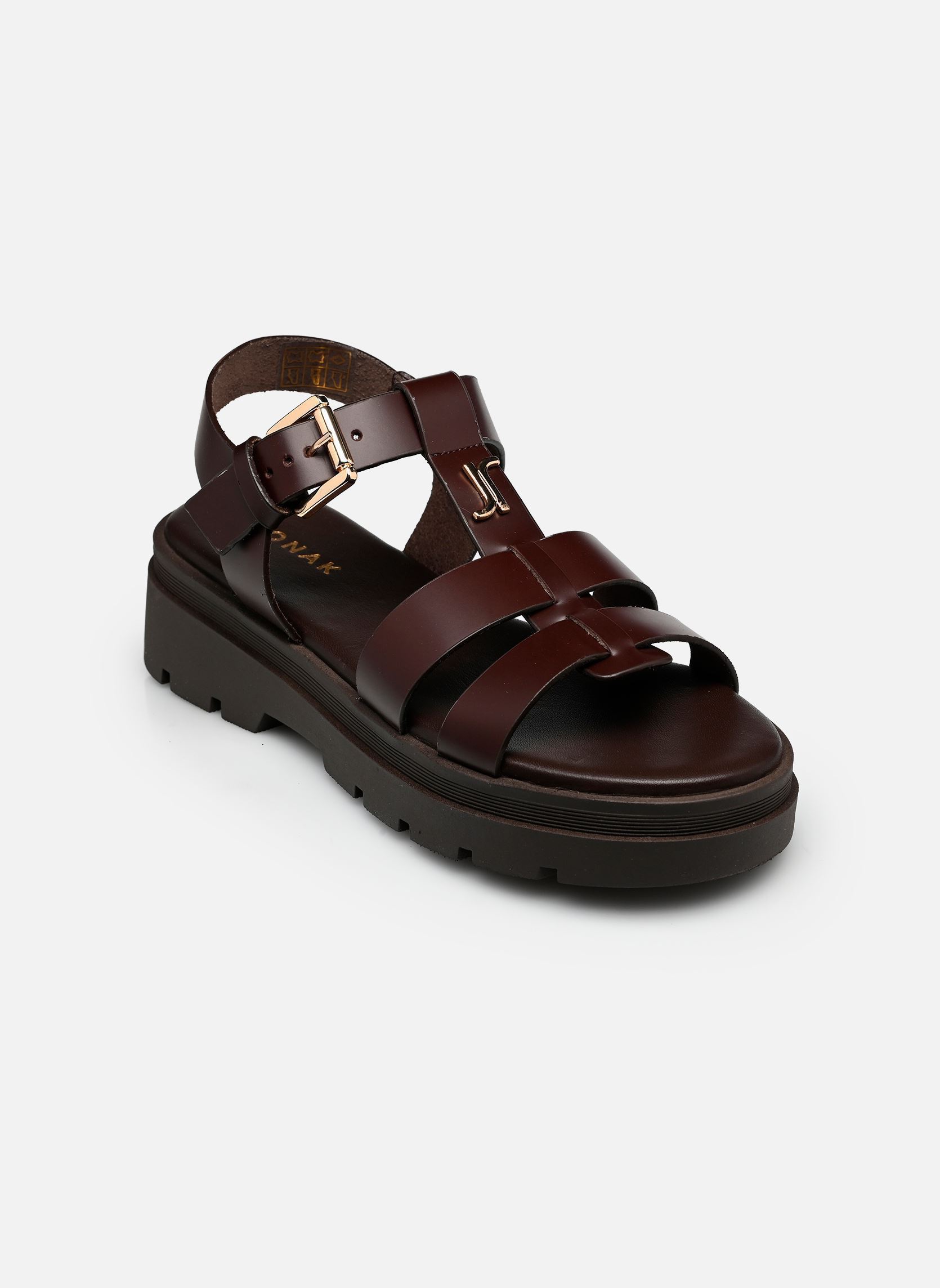 Keil- und Plateausandalen LIVERPOOL damen braun Jonak Keil- und Plateausandalen LIVERPOOL damen braun Cuir Marron