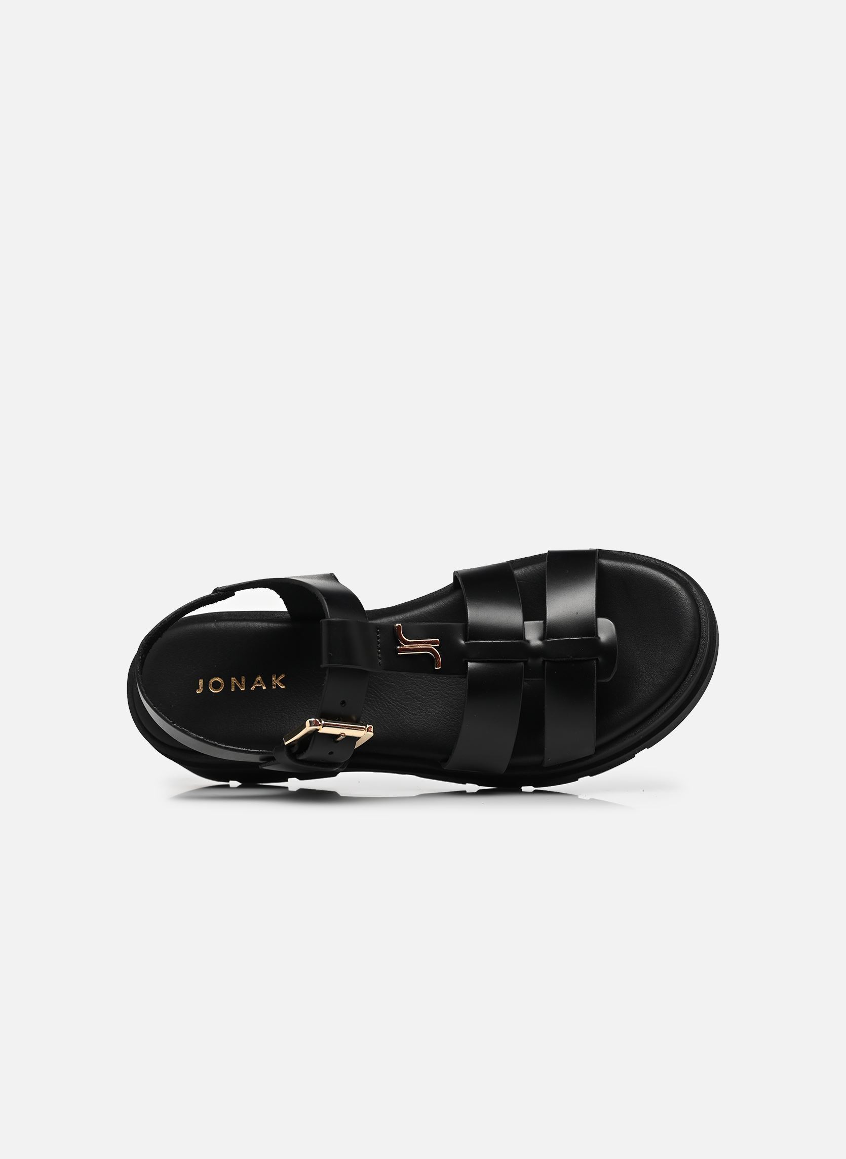 Keil- und Plateausandalen LIVERPOOL damen schwarz Jonak Keil- und Plateausandalen LIVERPOOL damen schwarz Cuir noir
