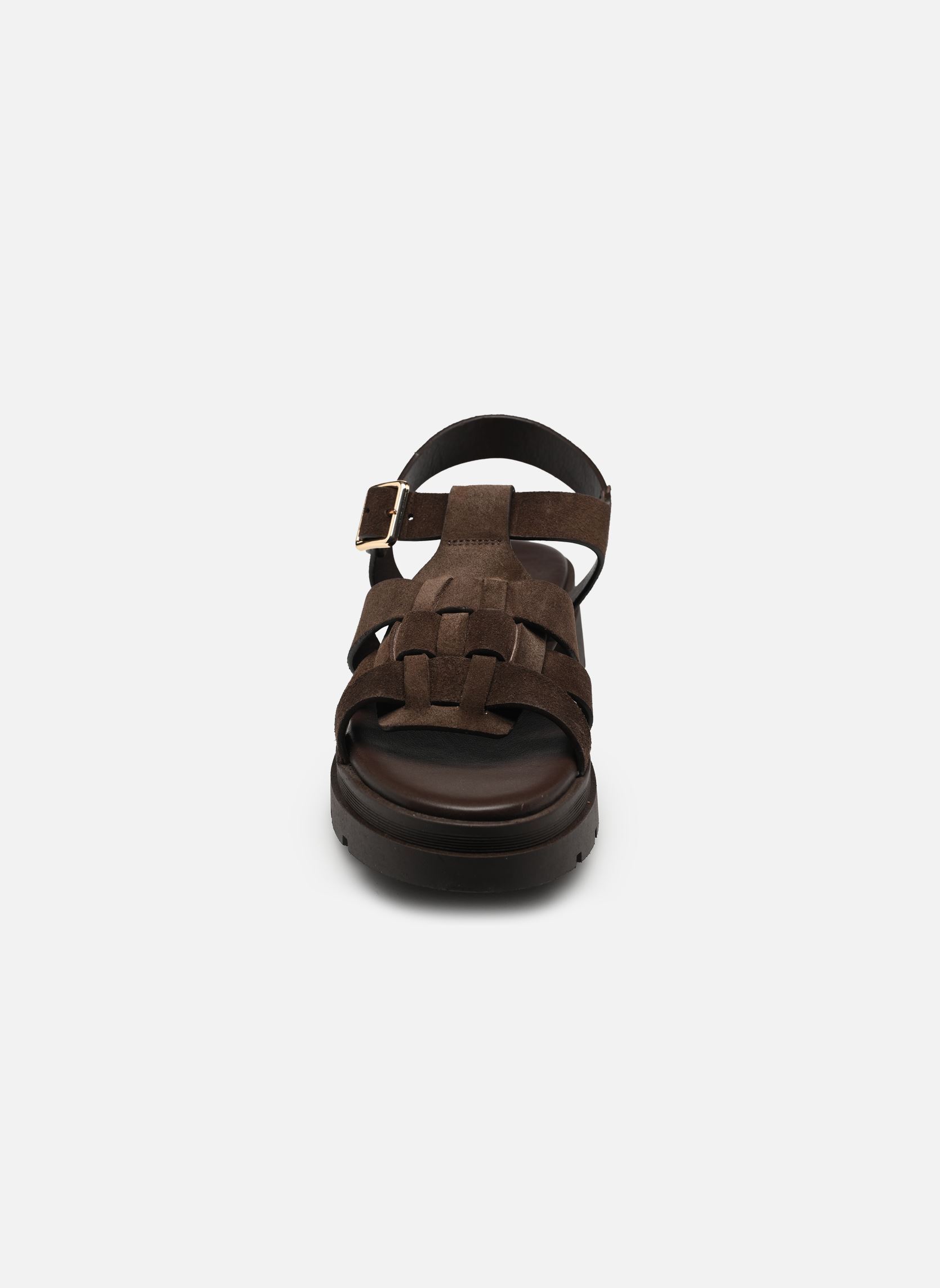 Sandales compensées et plateformes LOUISIANE femme marron Jonak Sandales compensées et plateformes LOUISIANE femme marron Croute marron