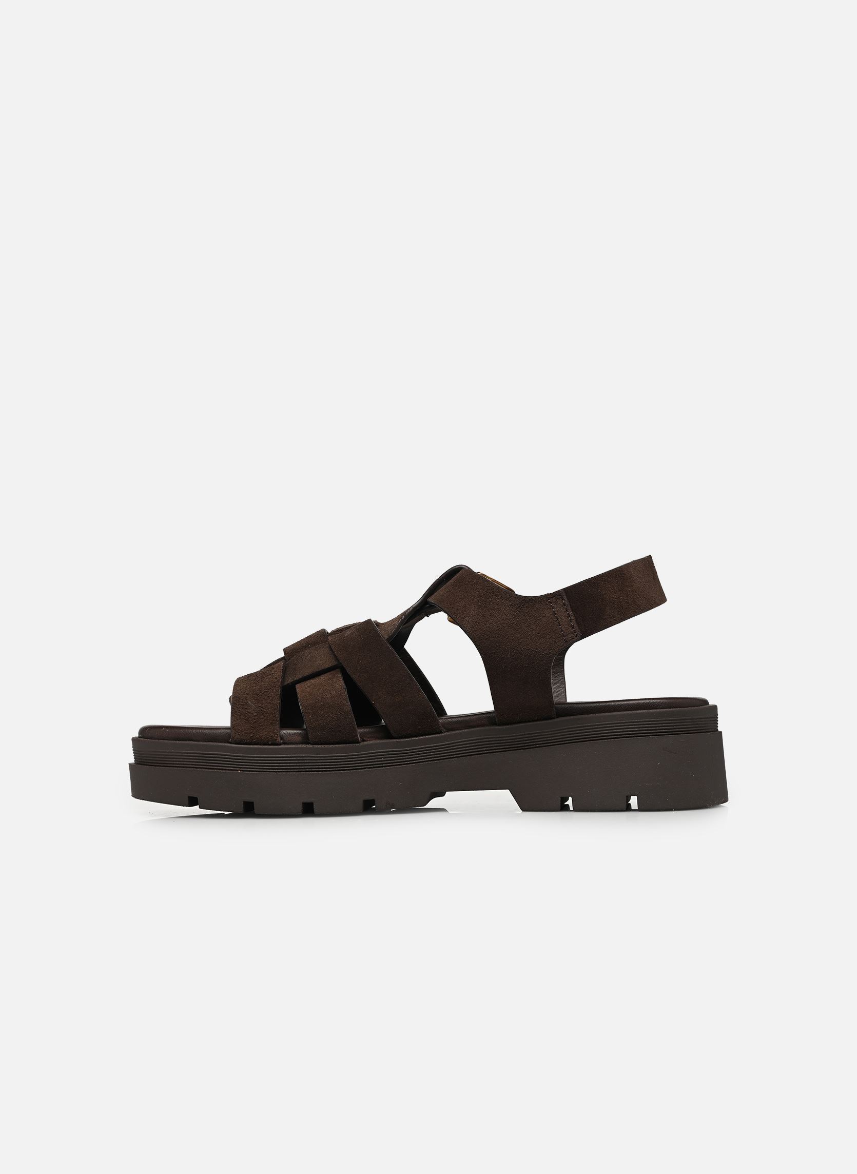 Sandales compensées et plateformes LOUISIANE femme marron Jonak Sandales compensées et plateformes LOUISIANE femme marron Croute marron