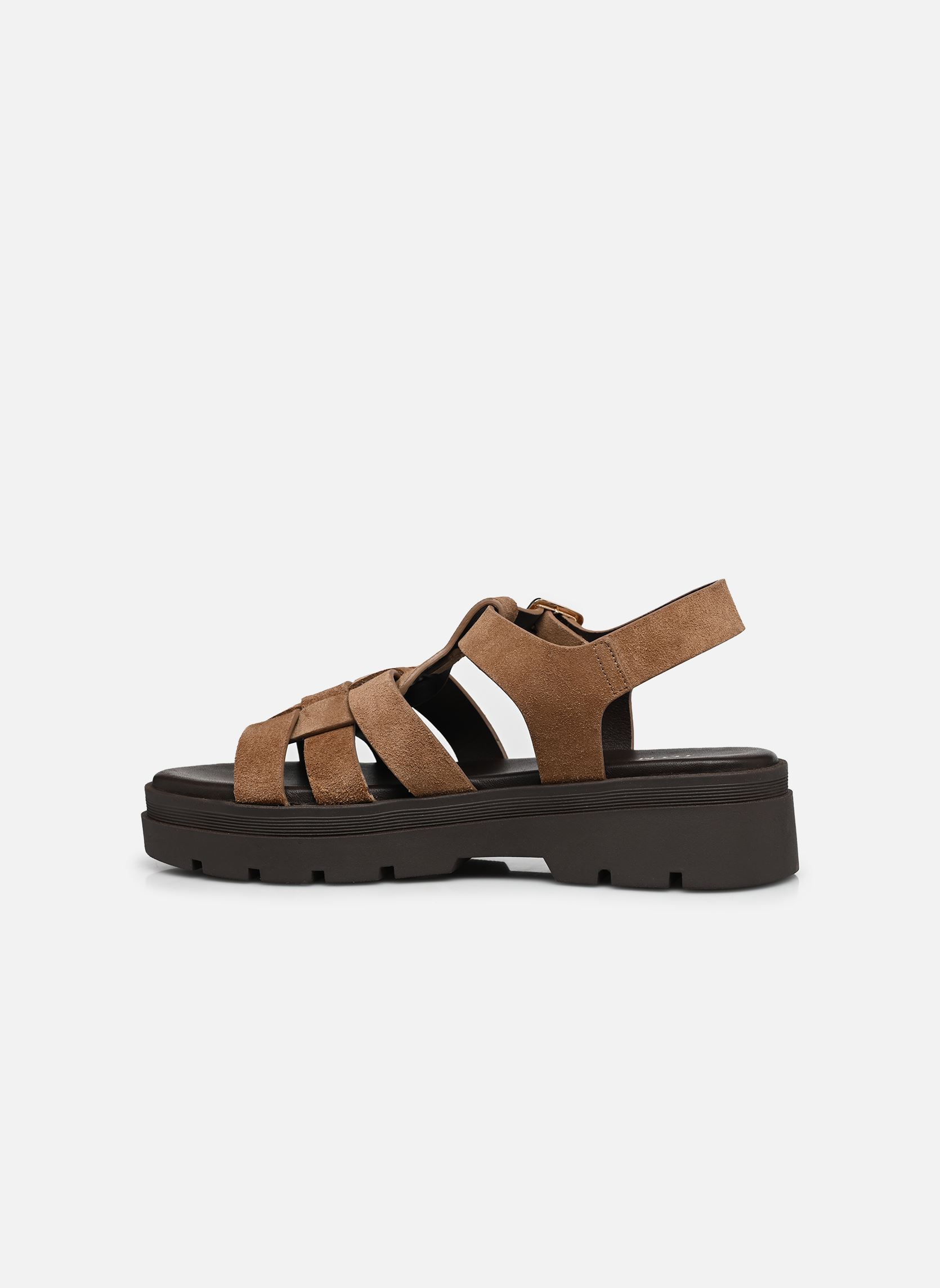 Keil- und Plateausandalen LOUISIANE damen braun Jonak Keil- und Plateausandalen LOUISIANE damen braun Croute taupe