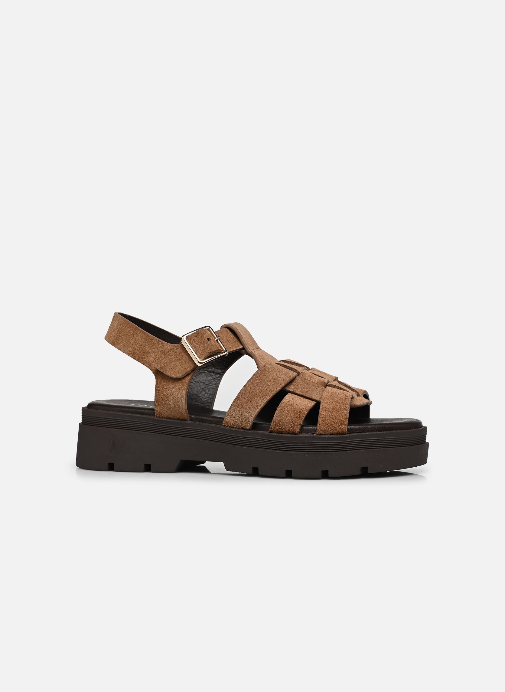 Keil- und Plateausandalen LOUISIANE damen braun Jonak Keil- und Plateausandalen LOUISIANE damen braun Croute taupe