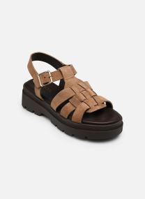 Keil- und Plateausandalen LOUISIANE damen braun
