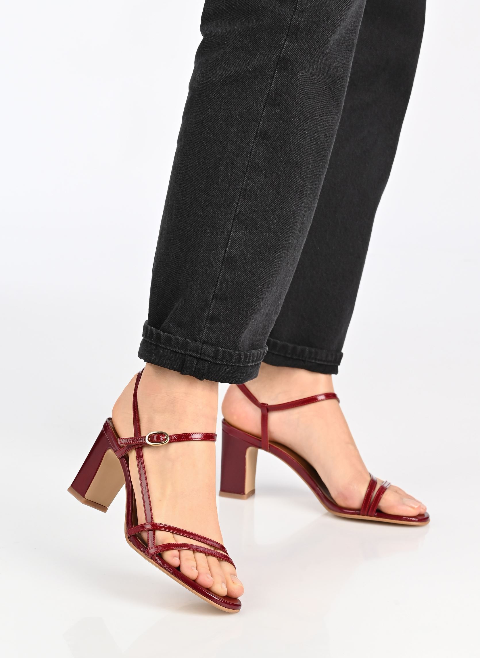 Sandalen VICOMTE dames rood Jonak Sandalen VICOMTE dames rood Cuir Brillant Rouge Carmin