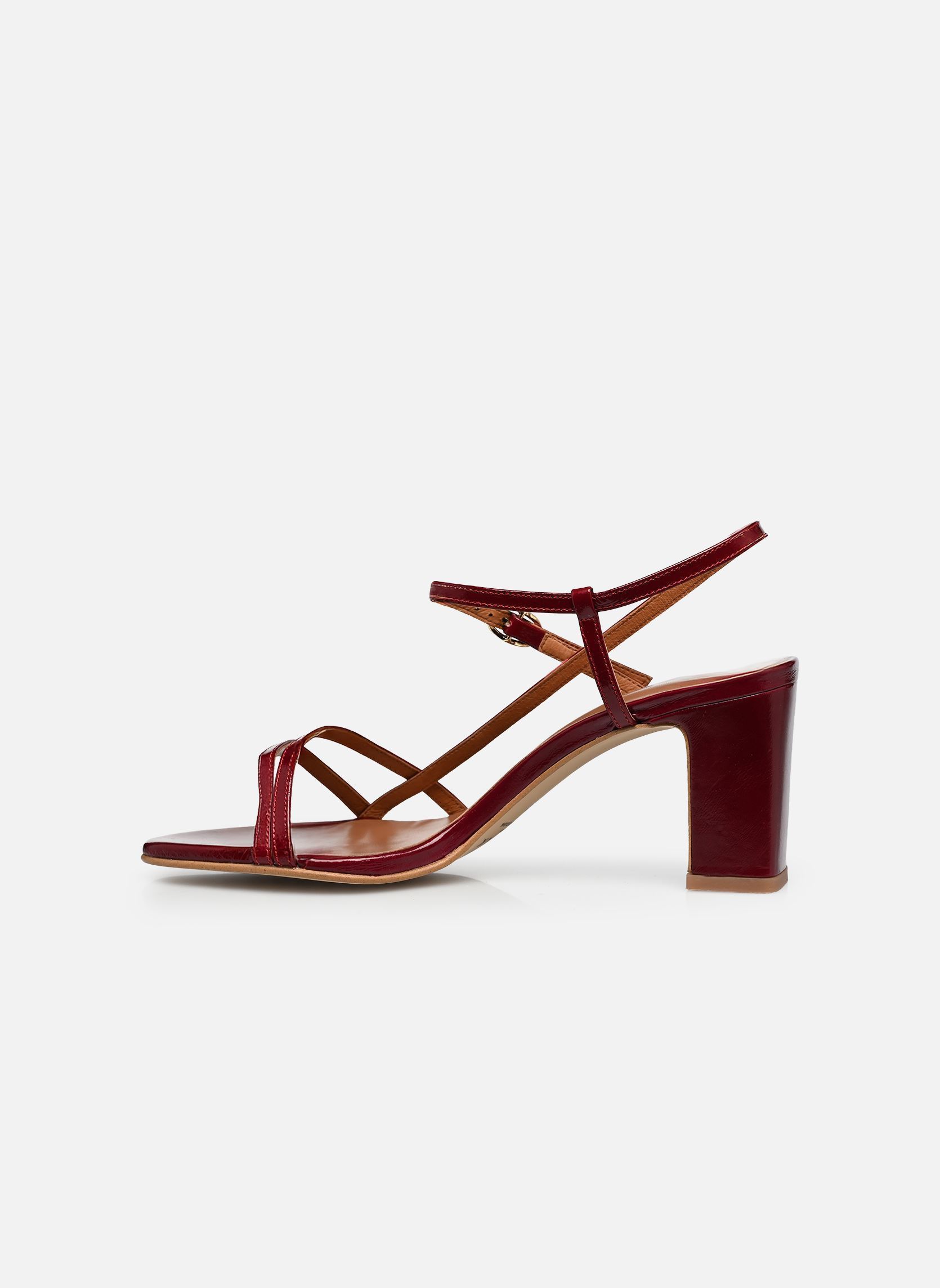 Sandalen VICOMTE dames rood Jonak Sandalen VICOMTE dames rood Cuir Brillant Rouge Carmin