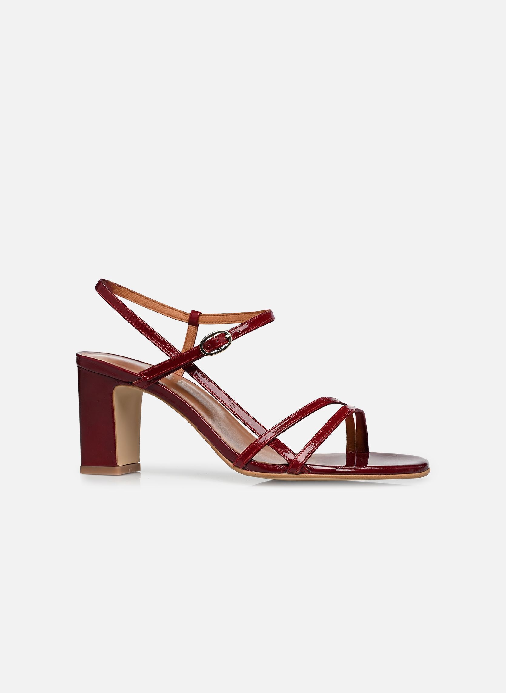 Sandalen VICOMTE dames rood Jonak Sandalen VICOMTE dames rood Cuir Brillant Rouge Carmin