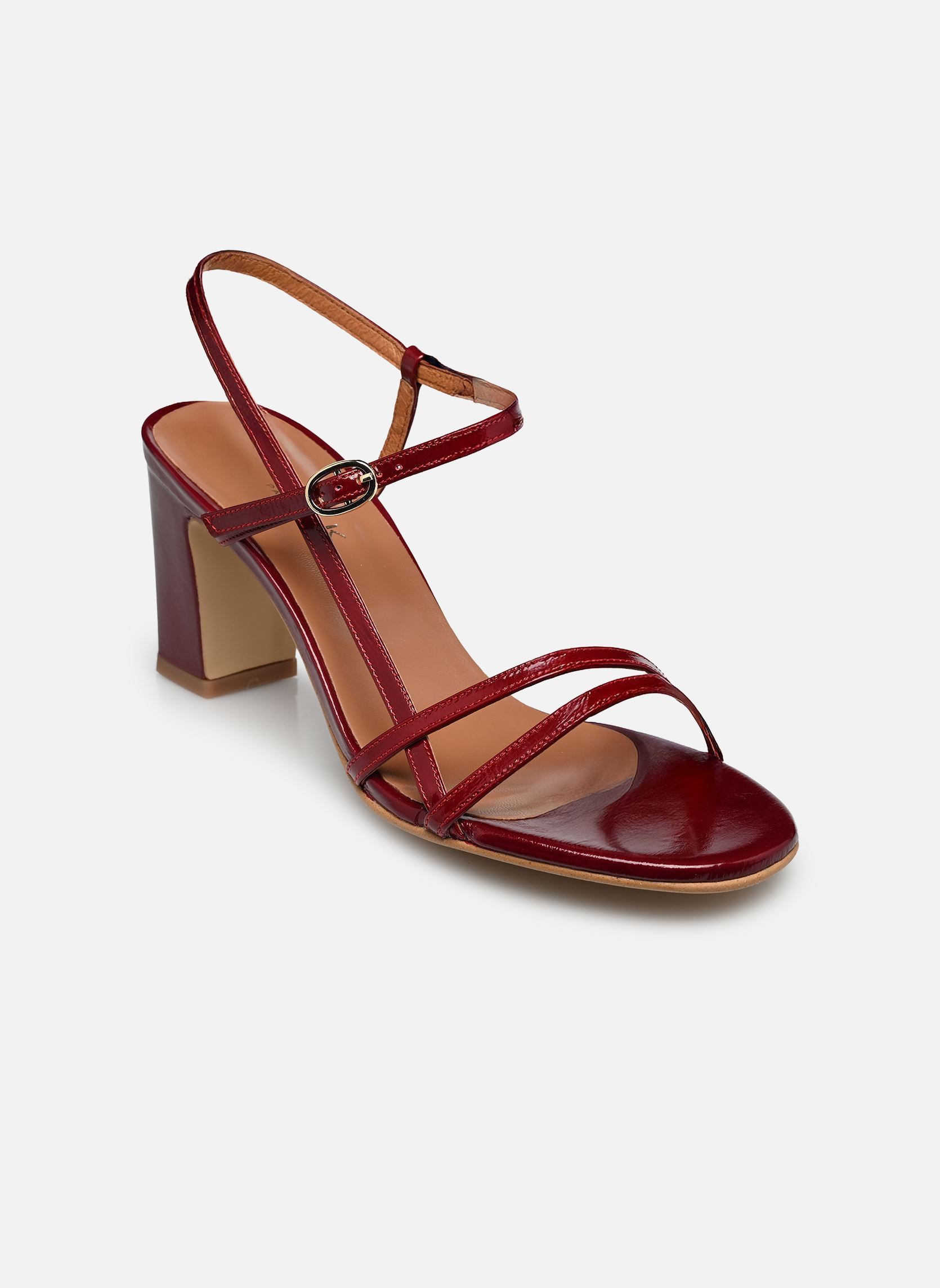 Sandalen VICOMTE dames rood Jonak Sandalen VICOMTE dames rood Cuir Brillant Rouge Carmin