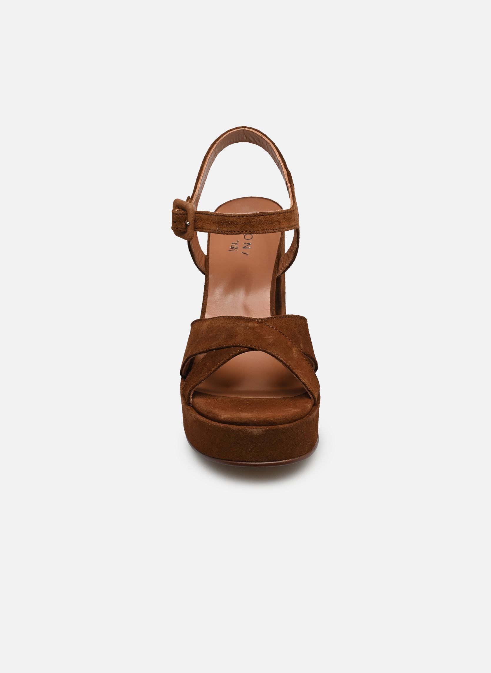 Sandalen DELICIEUSE damen braun Jonak Sandalen DELICIEUSE damen braun Croute Cognac