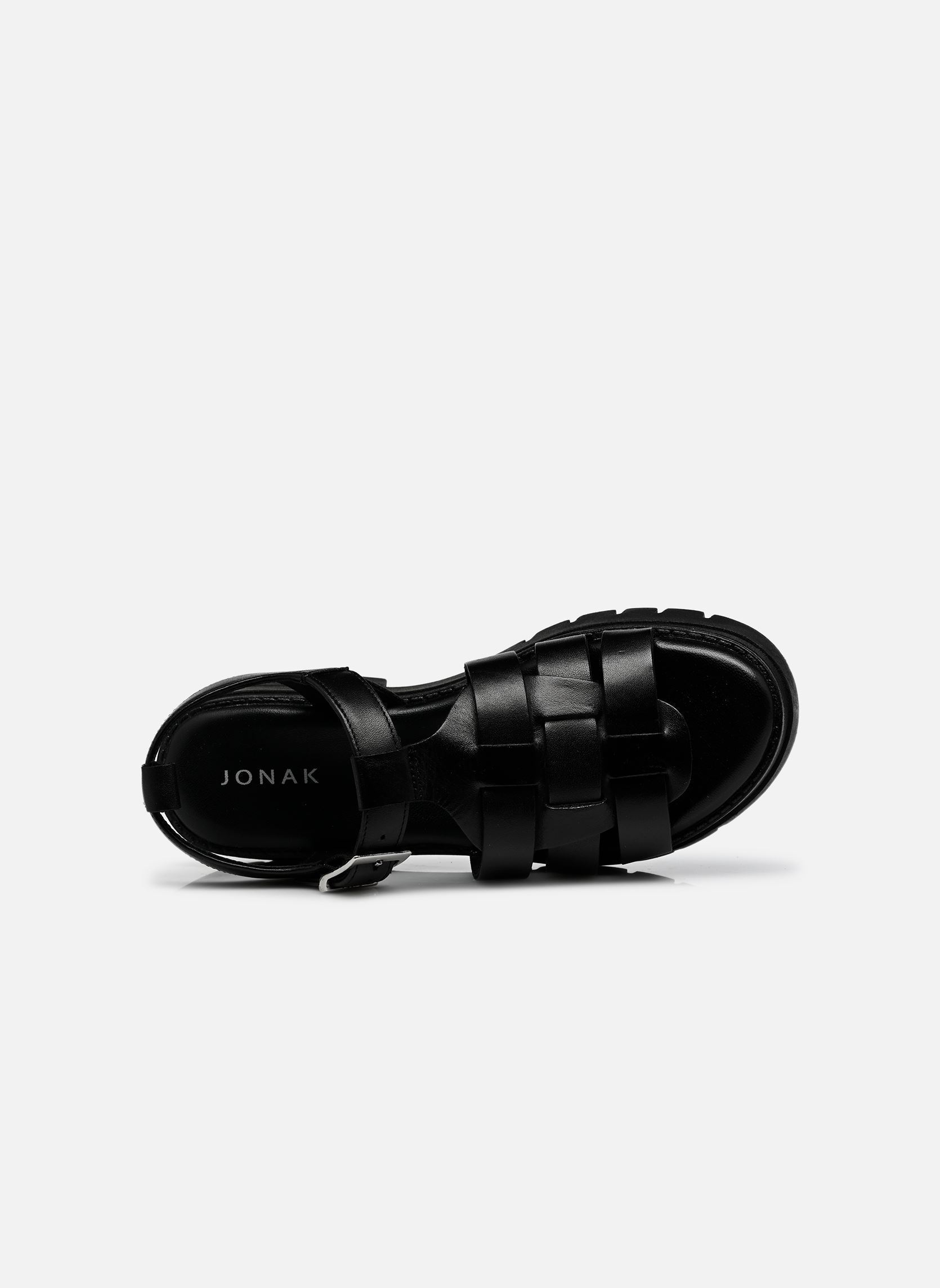 Keil- und Plateausandalen ANASTASIA damen schwarz Jonak Keil- und Plateausandalen ANASTASIA damen schwarz Cuir noir