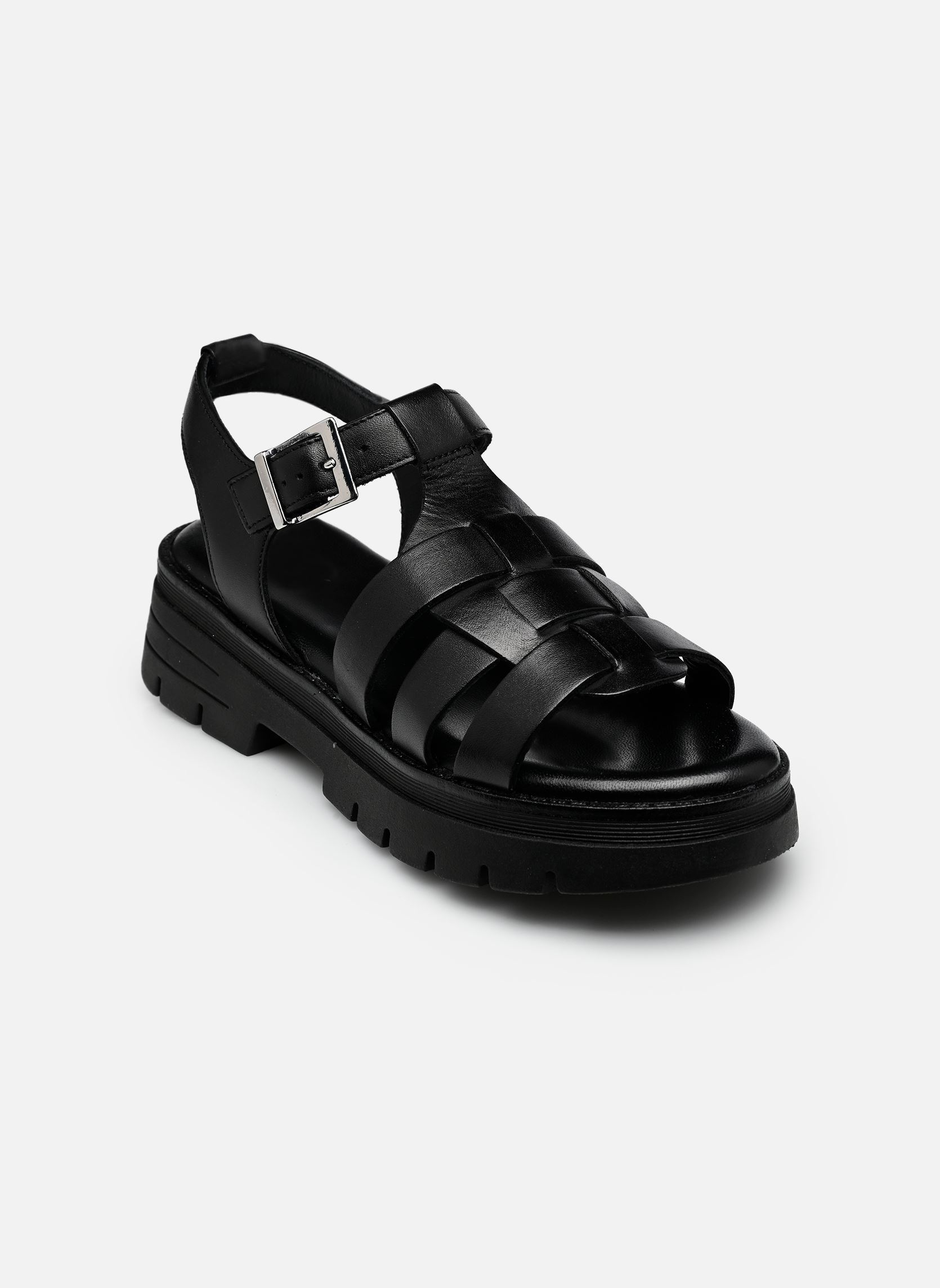 Keil- und Plateausandalen ANASTASIA damen schwarz Jonak Keil- und Plateausandalen ANASTASIA damen schwarz Cuir noir